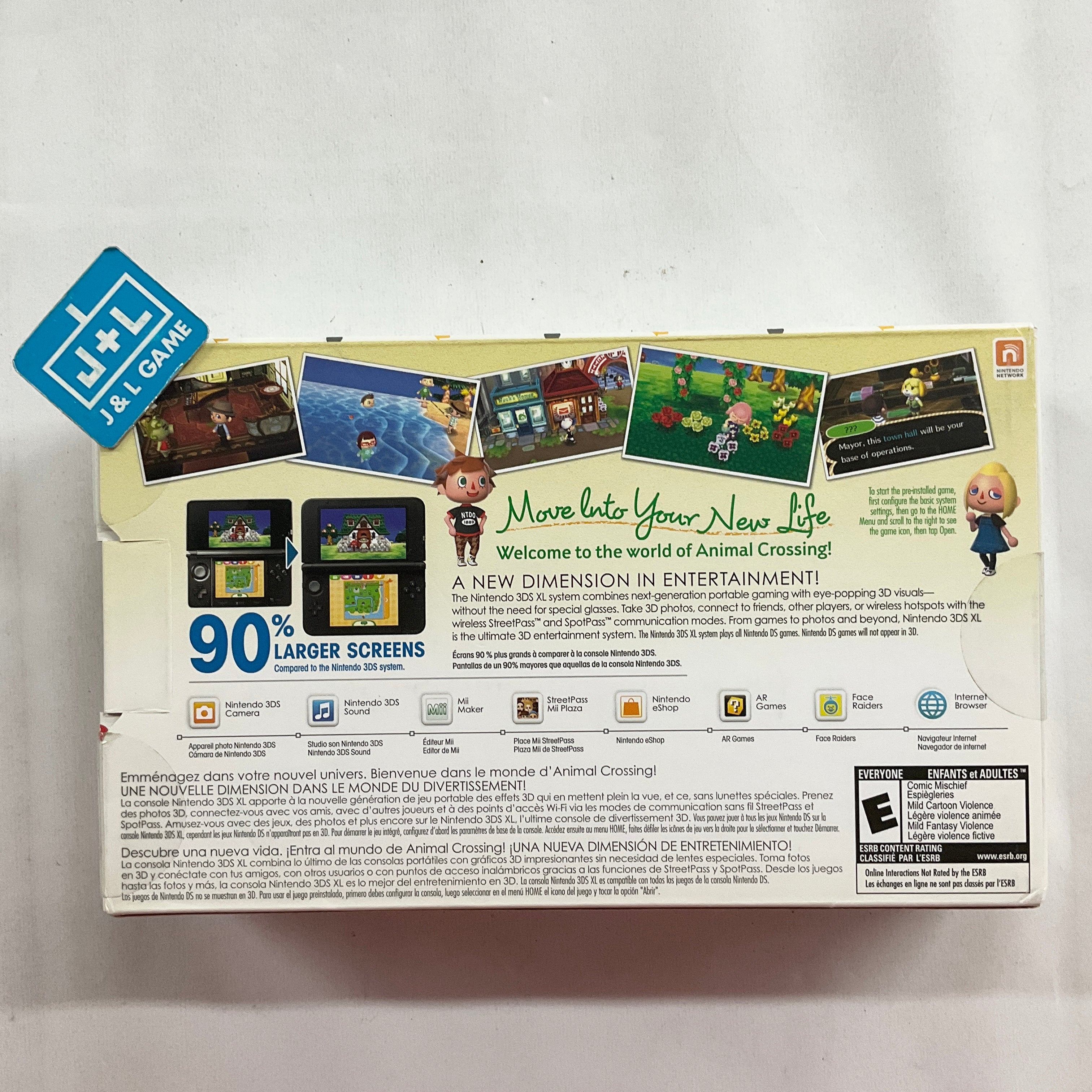 Nintendo 3DS XL Console (Animal Crossing Game Pre-Installed) - Nintendo 3DS Consoles Nintendo