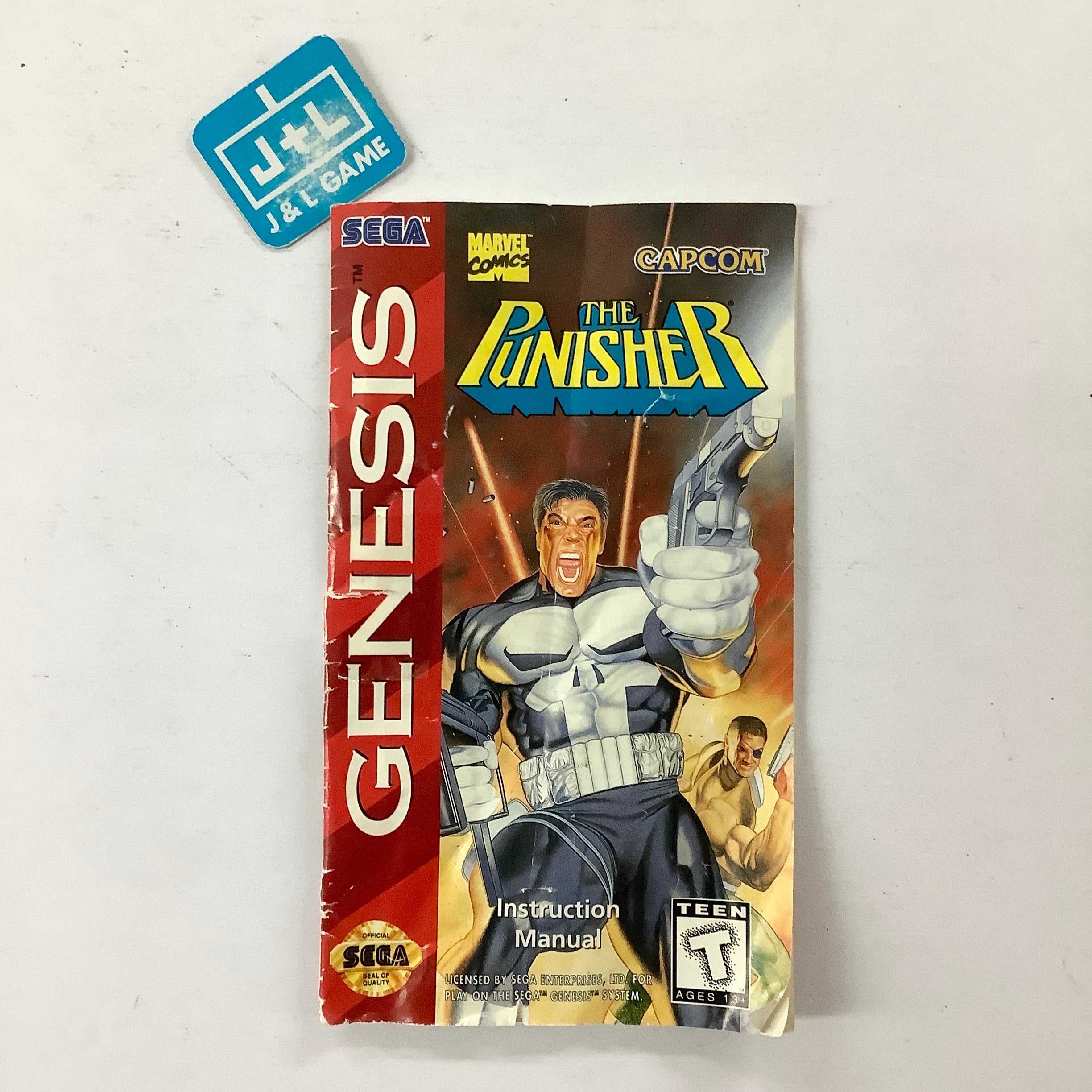 The Punisher - (SG) SEGA Genesis [Pre-Owned] Video Games Capcom   