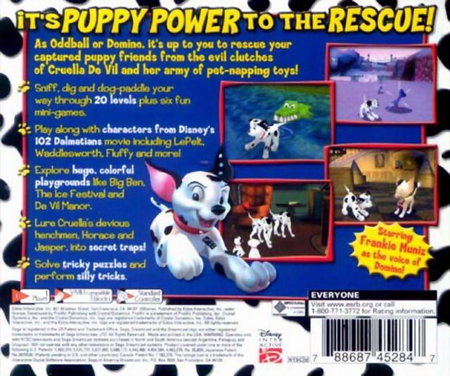 102 Dalmatians: Puppies to the Rescue - (DC) SEGA Dreamcast [Pre-Owned] Video Games Eidos