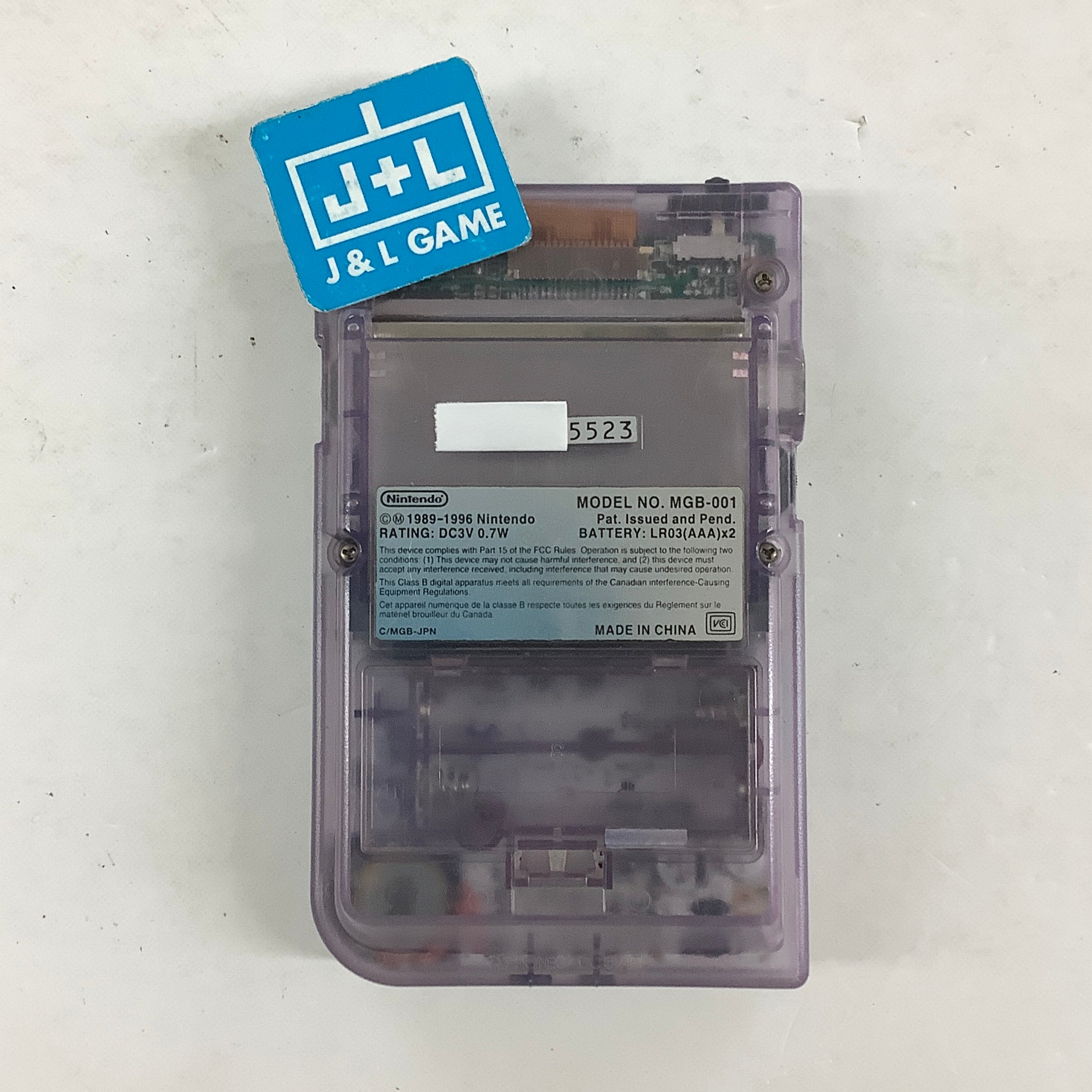 Nintendo Game Boy Pocket (Clear Purple with Backlight) - (GBP) Game Boy Pocket [Pre-Owned] Consoles Nintendo