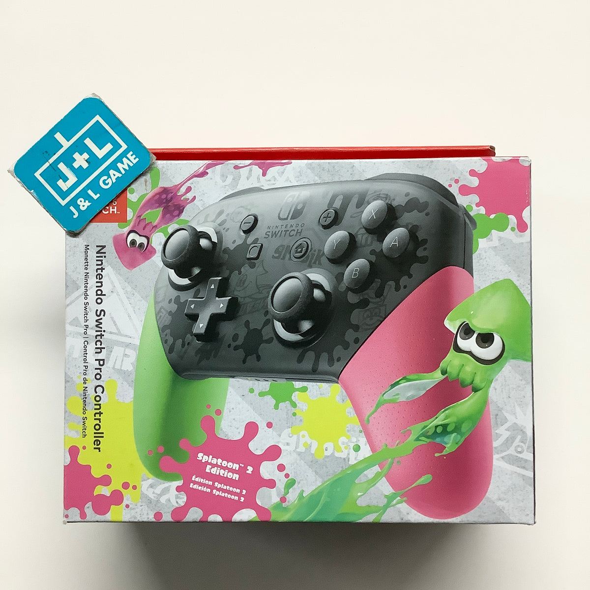 Nintendo Switch Pro Controller (Splatoon 2 Edition) - (NSW) Nintendo Switch Accessories Nintendo