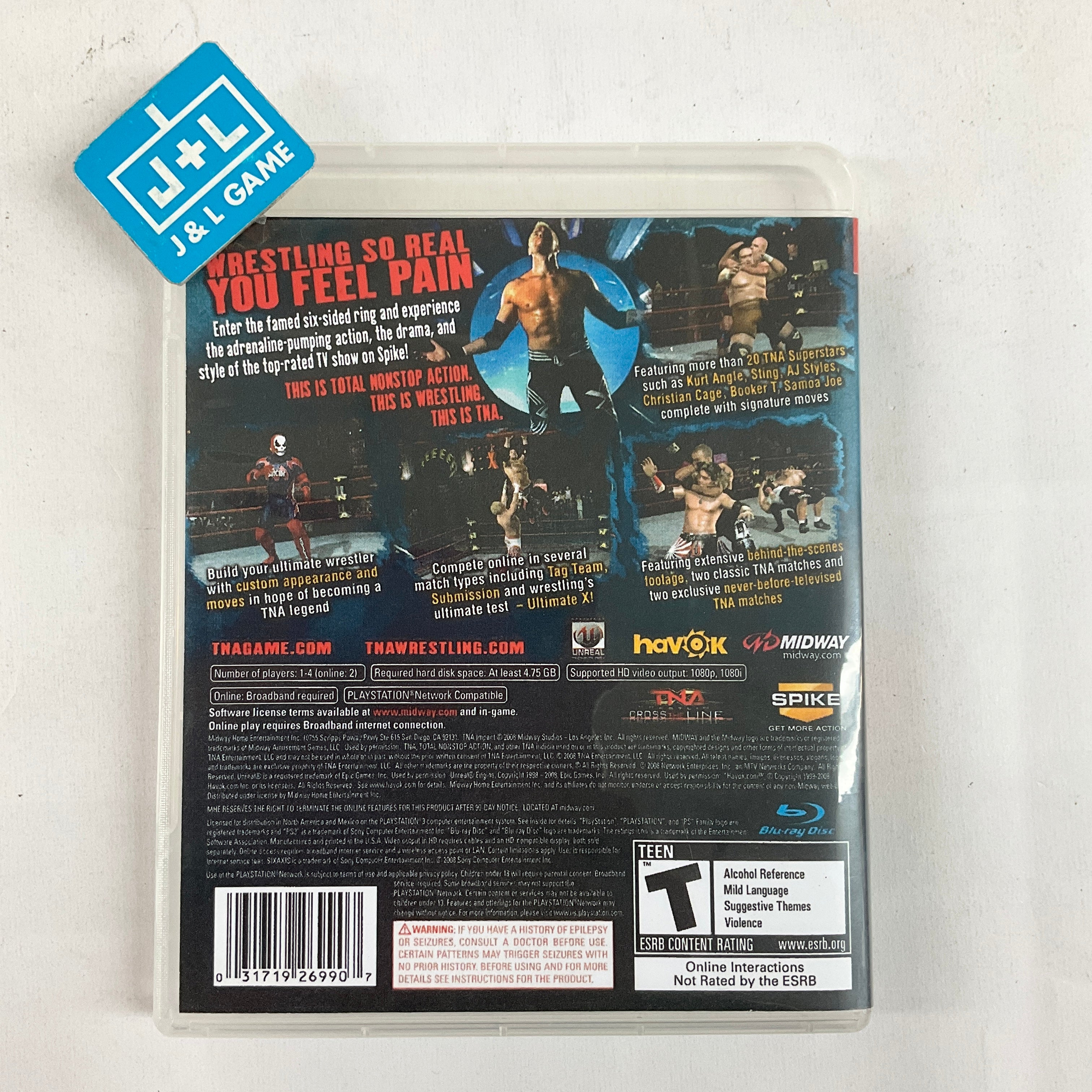 TNA iMPACT! - (PS3) PlayStation 3 [Pre-Owned] Video Games Midway