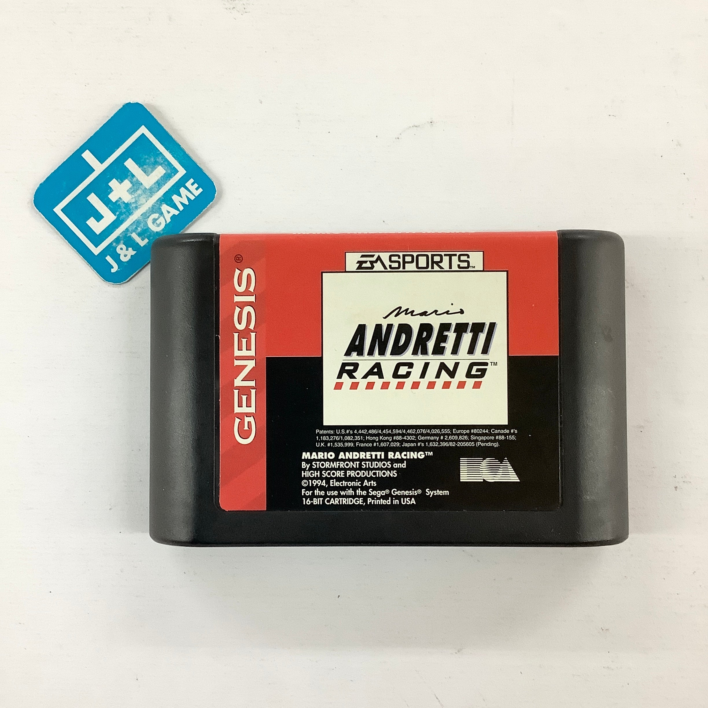 Mario Andretti Racing (PaperBox) - (SG) SEGA Genesis [Pre-Owned] Video Games EA Sports   
