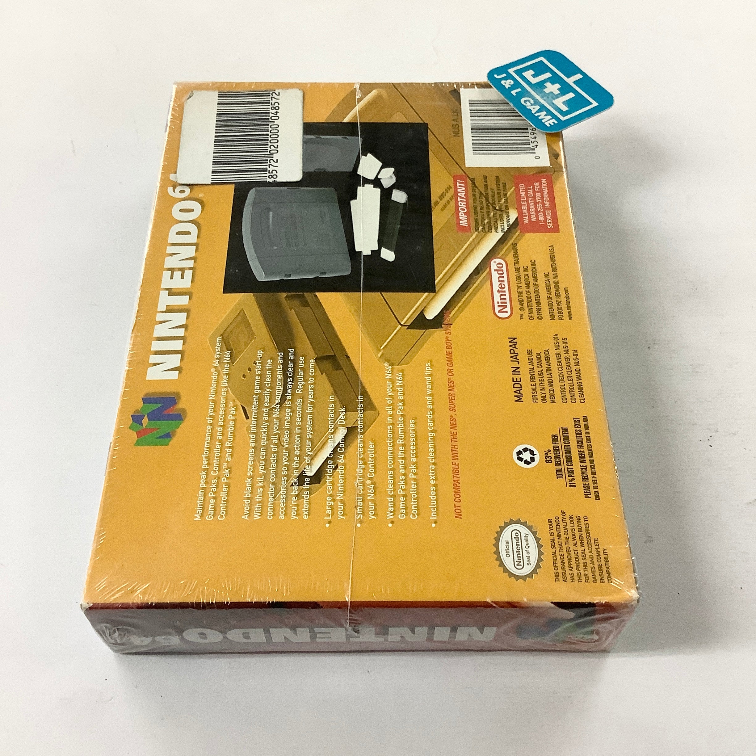 Nintendo 64 Cleaning Kit - (N64) Nintendo 64 | J&L Game