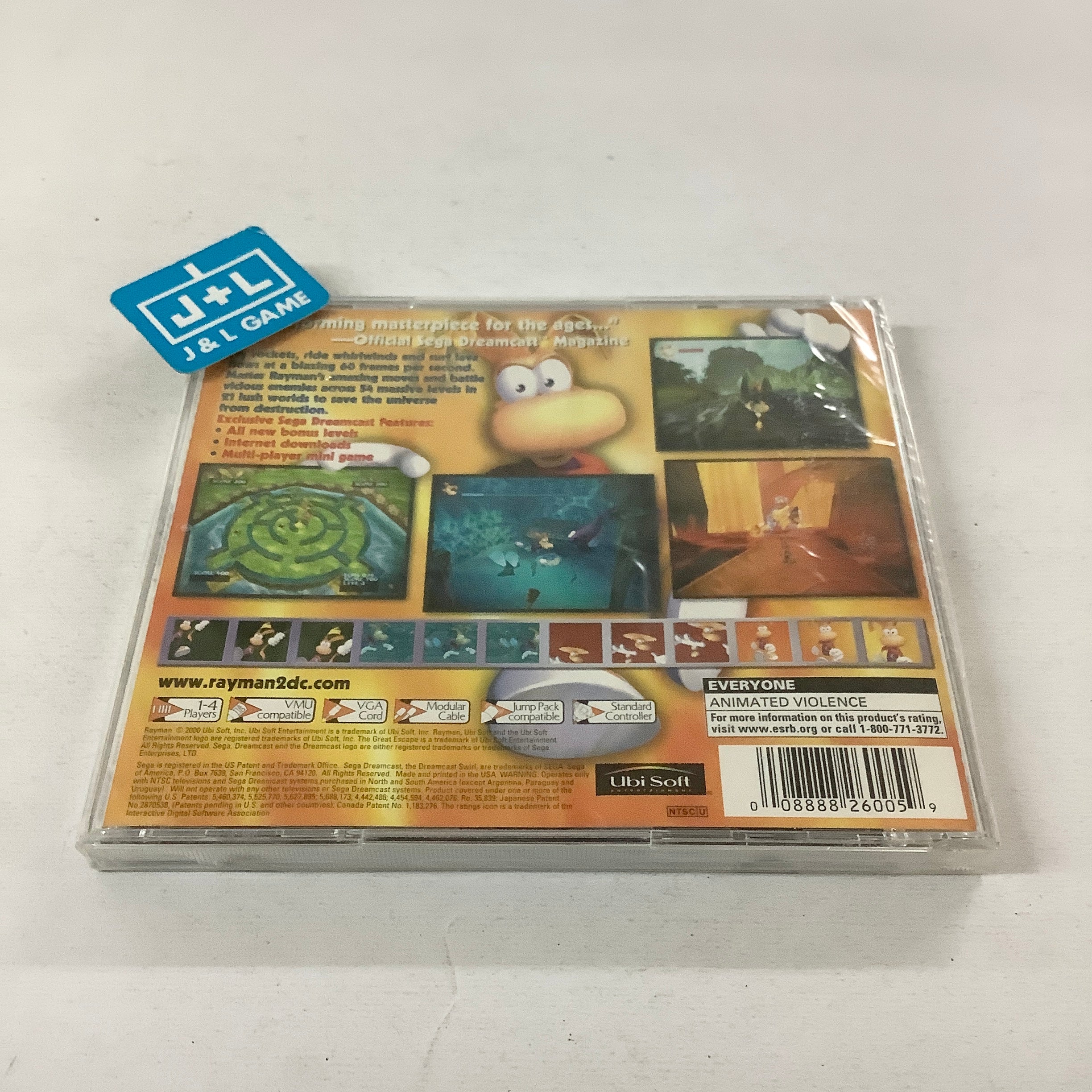 Rayman 2: The Great Escape - (DC) SEGA Dreamcast Video Games Ubisoft   