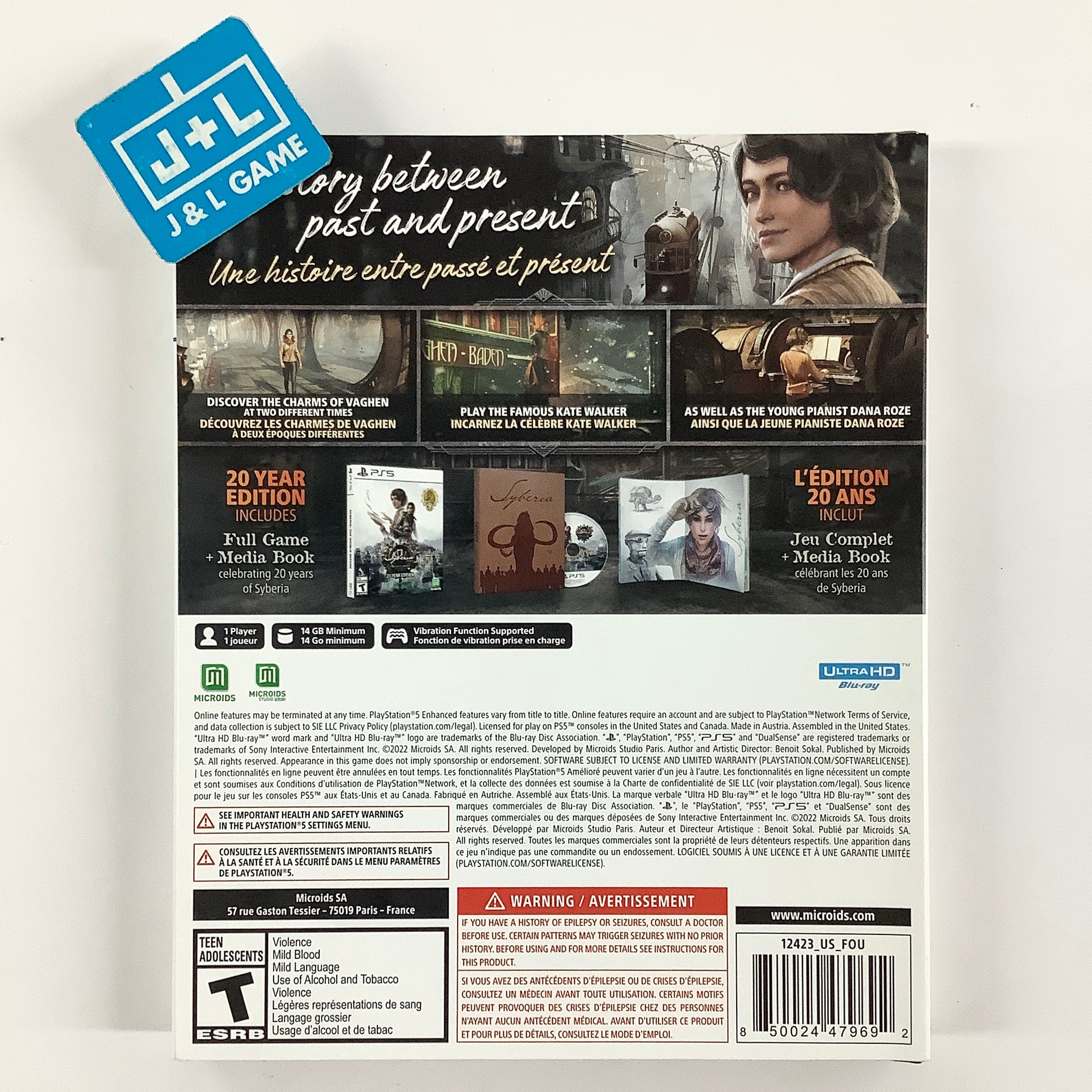 Syberia: The World Before (20 Years Edition) - (PS5) PlayStation 5 [Pre-Owned] Video Games Maximum Entertainment