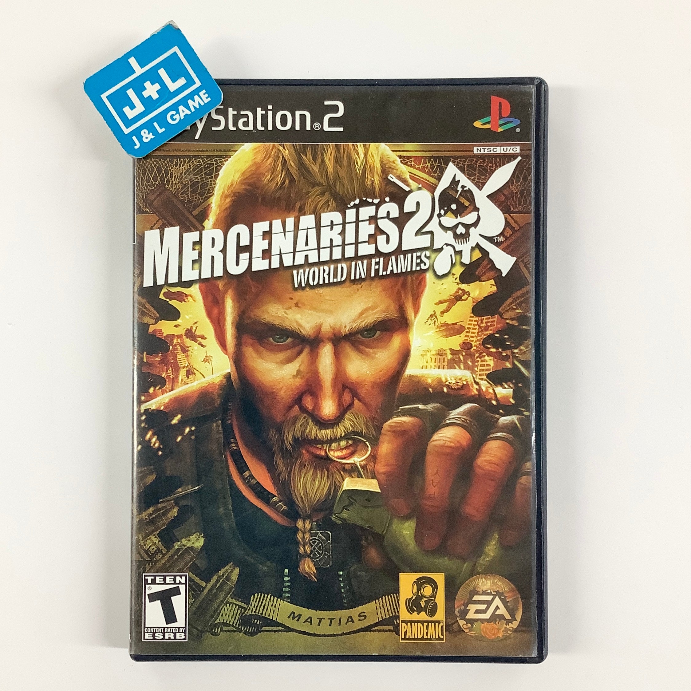 Mercenaries 2: World in Flames - (PS2) PlayStation 2 [Pre-Owned] Video Games Electronic Arts