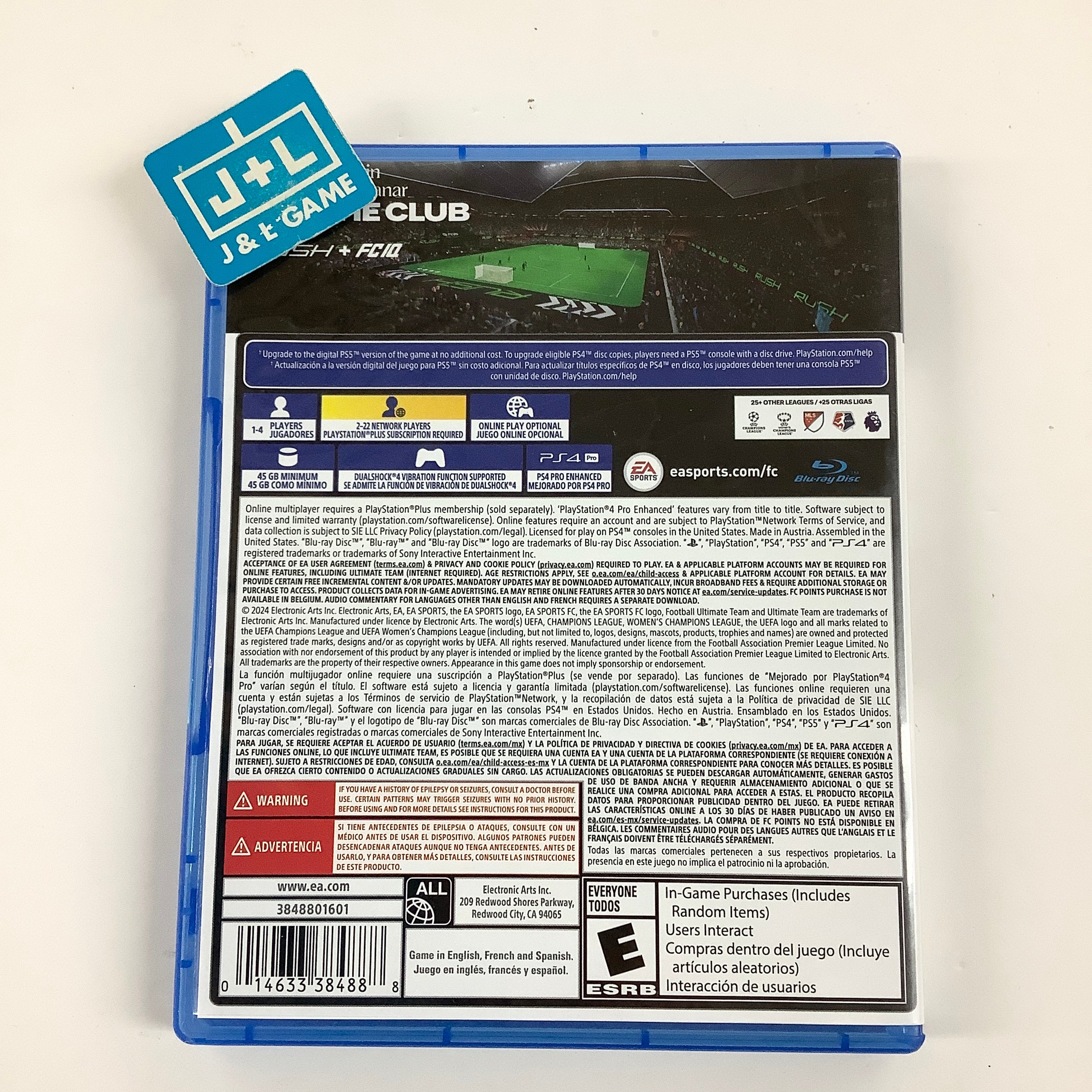 EA SPORTS FC 25 - (PS4) PlayStation 4 [Pre-Owned] Video Games Electronic Arts