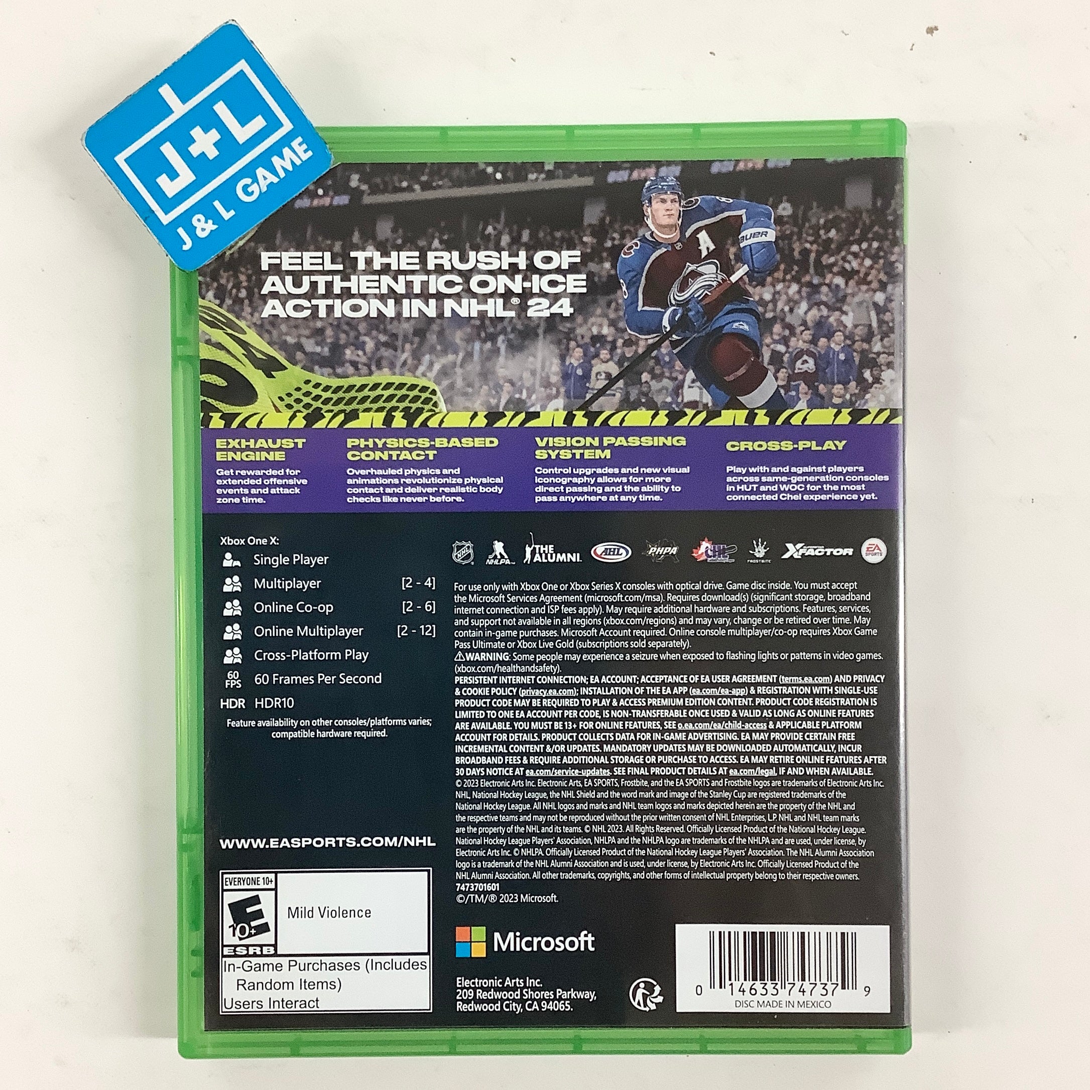 NHL 24 - (XB1) Xbox One [Pre-Owned] Video Games Electronic Arts