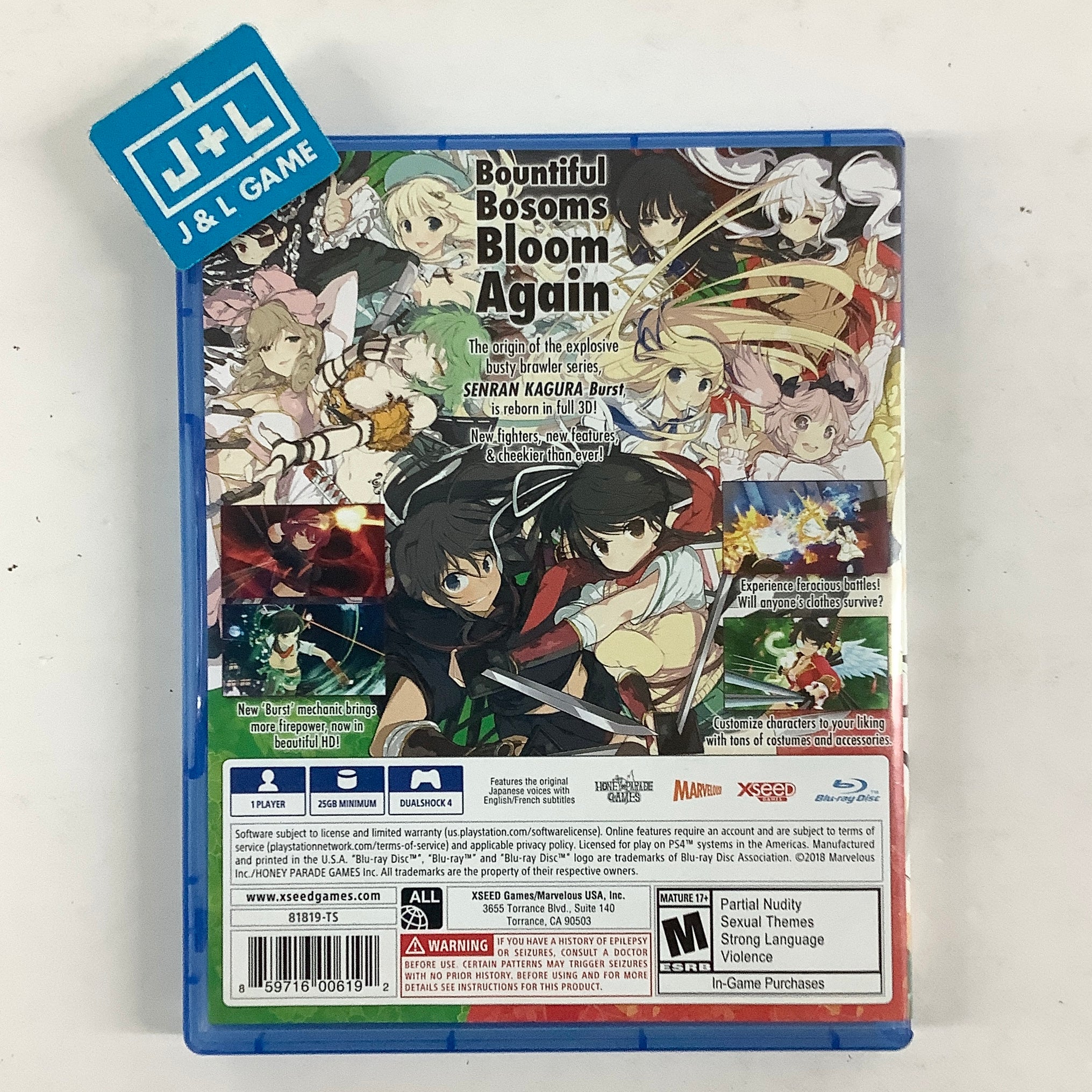 Senran Kagura Burst Re:Newal (Tailor-Made Limited Edition) - (PS4) PlayStation 4 [Pre-Owned] Video Games Marvelous Inc.