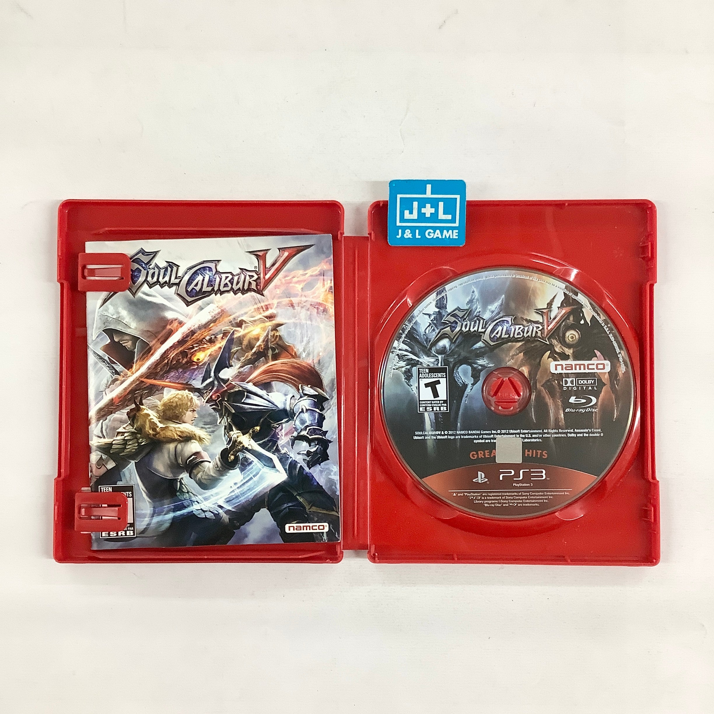 SoulCalibur V (Greatest Hits) - (PS3) Playstation 3 [Pre-Owned] Video Games Bandai Namco Games