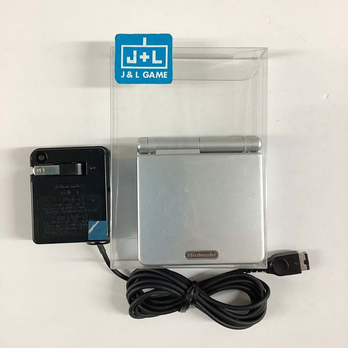 Nintendo Game Boy Advance SP Console AGS-001 (Silver) - (GBA) Game Boy Advance SP [Pre-Owned]
