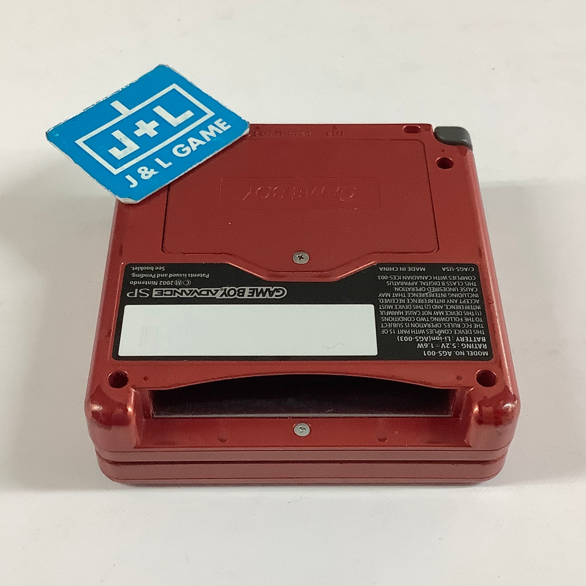 Nintendo Game Boy Advance SP Console AGS-001 (Flame Red) - (GBA) Game Boy Advance SP [Pre-Owned]