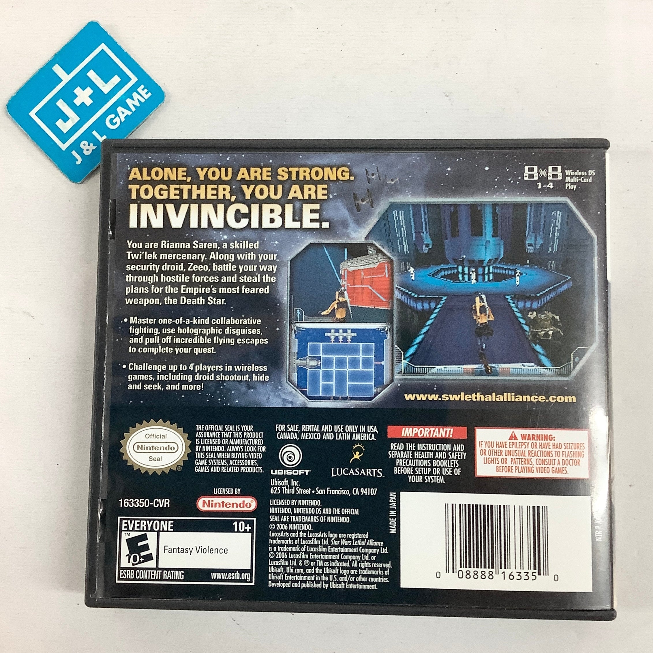 Star Wars: Lethal Alliance - (NDS) Nintendo DS [Pre-Owned] Video Games Ubisoft