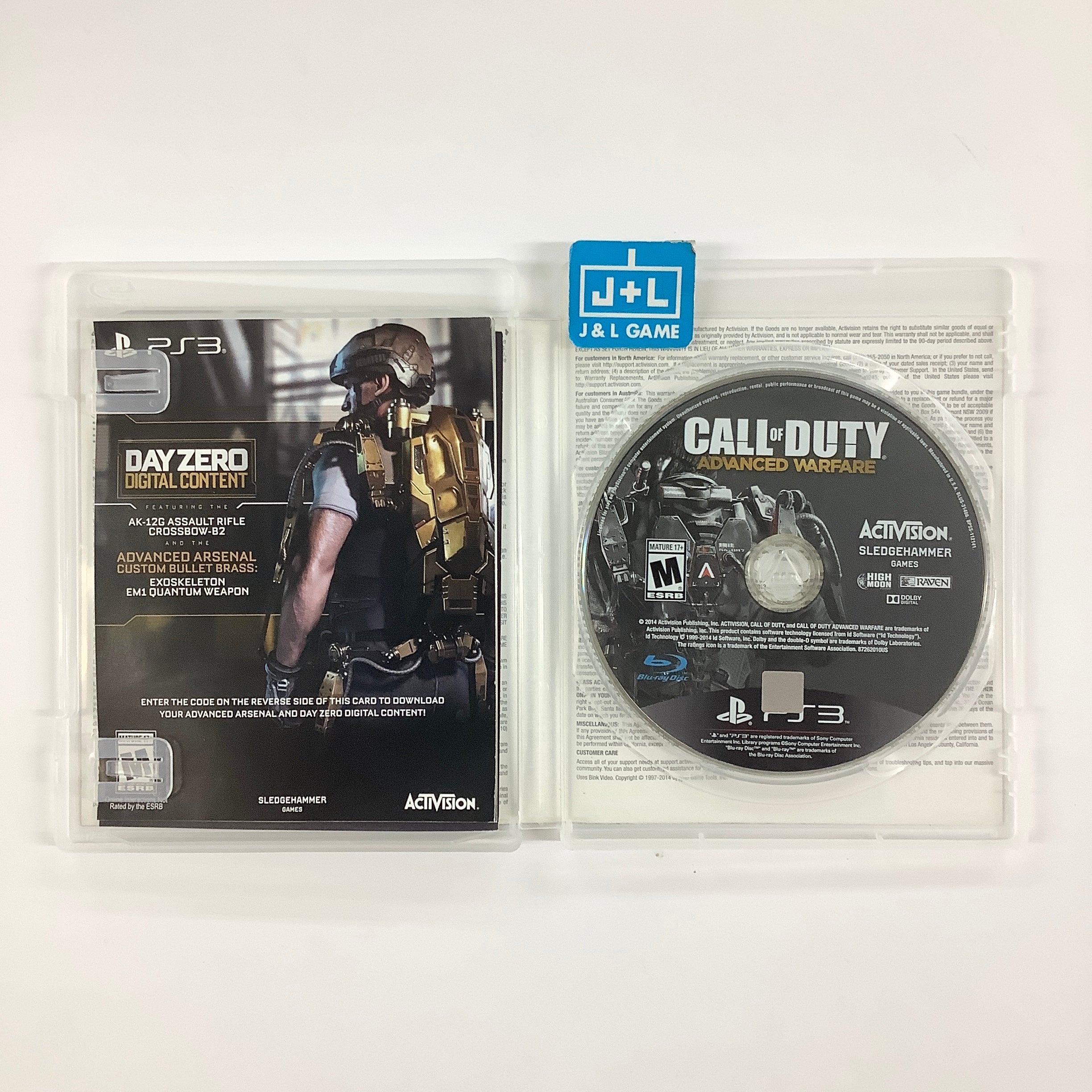 Call of Duty: Advanced Warfare (Day Zero Edition) - (PS3) PlayStation 3 [Pre-Owned] Video Games Activision