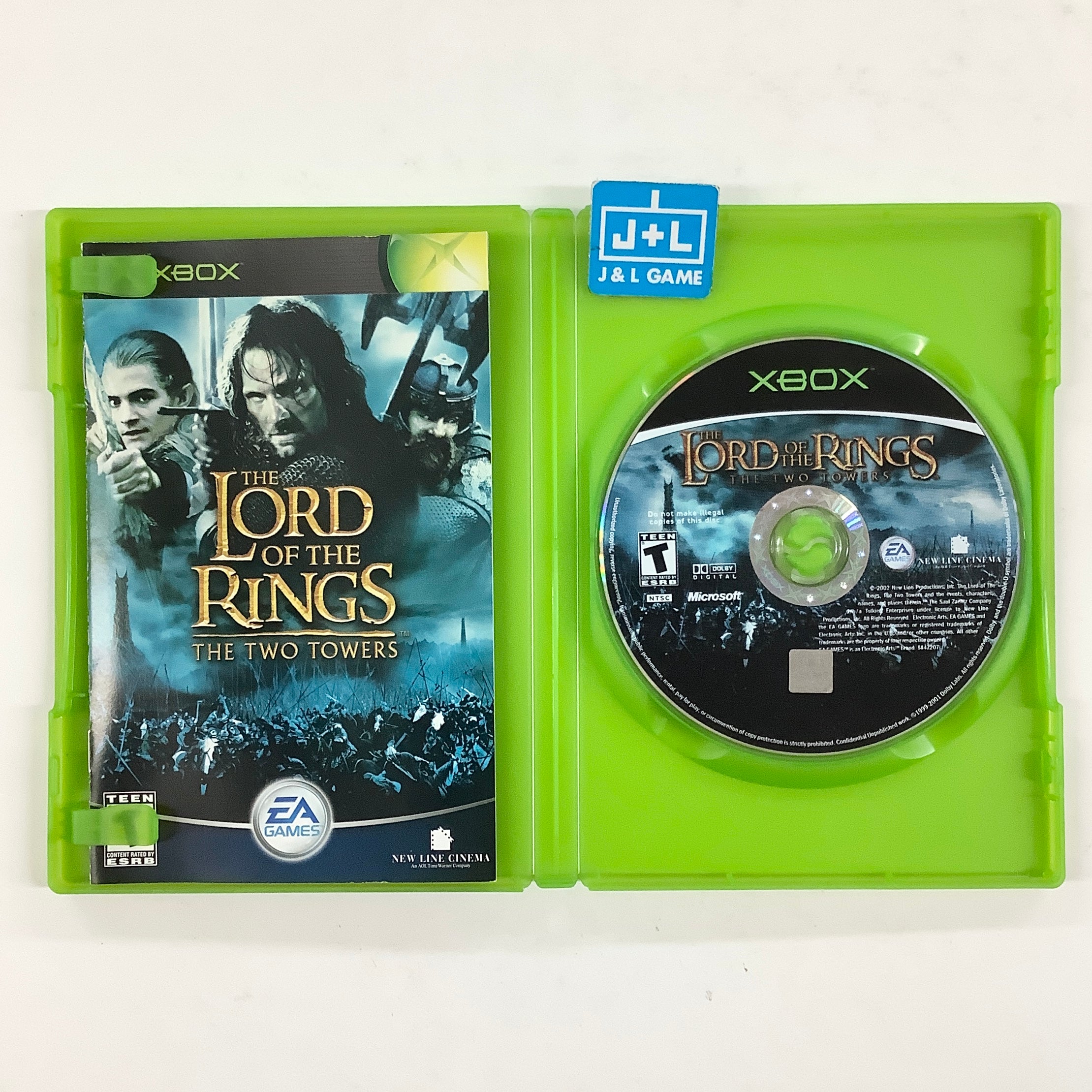 The Lord of the Rings: The Two Towers - (XB) Xbox [Pre-Owned] Video Games EA Games
