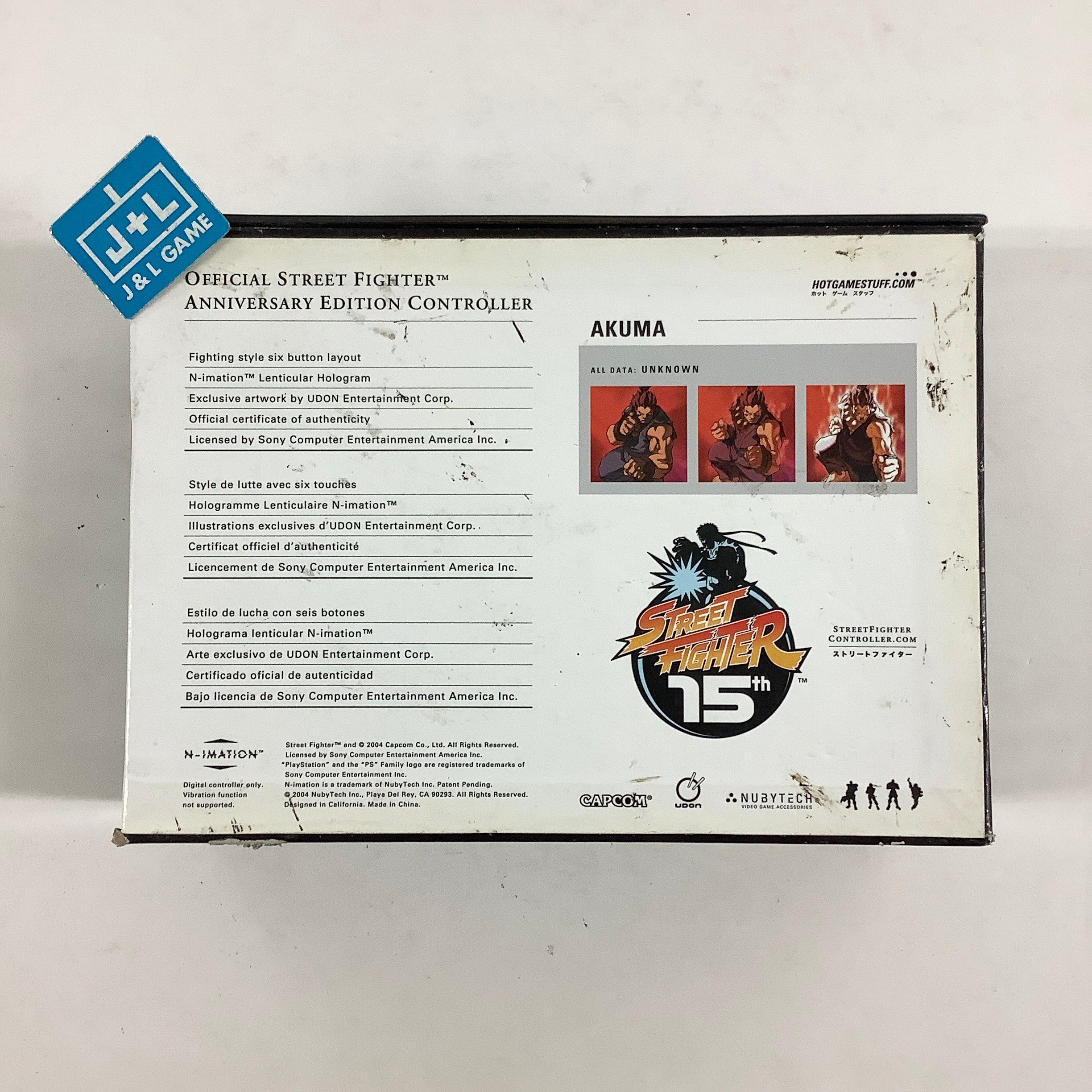 PlayStation 2 Street Fighter 15th Anniversary Edition Controller ( AKUMA ) - (PS2) PlayStation 2 [Pre-Owned] ( European Import ) Accessories Capcom