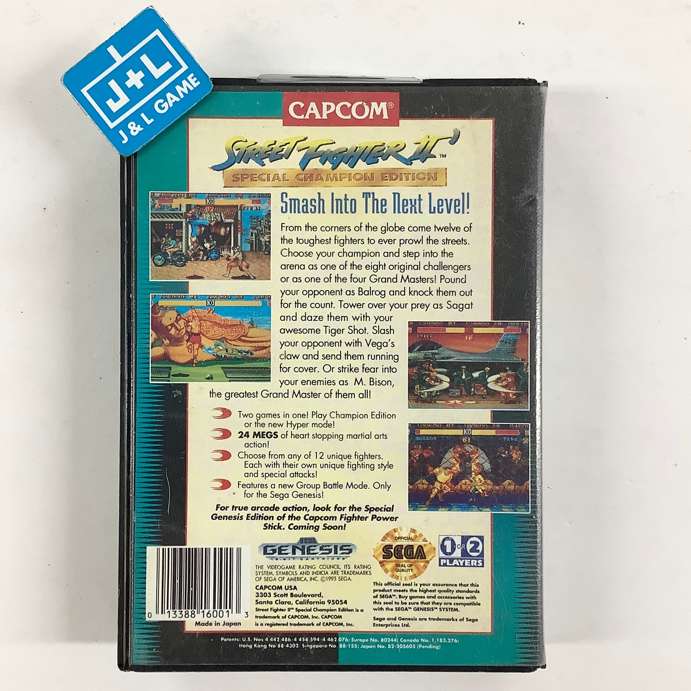Street Fighter II: Special Champion Edition - (SG) SEGA Genesis [Pre-Owned] Video Games Capcom
