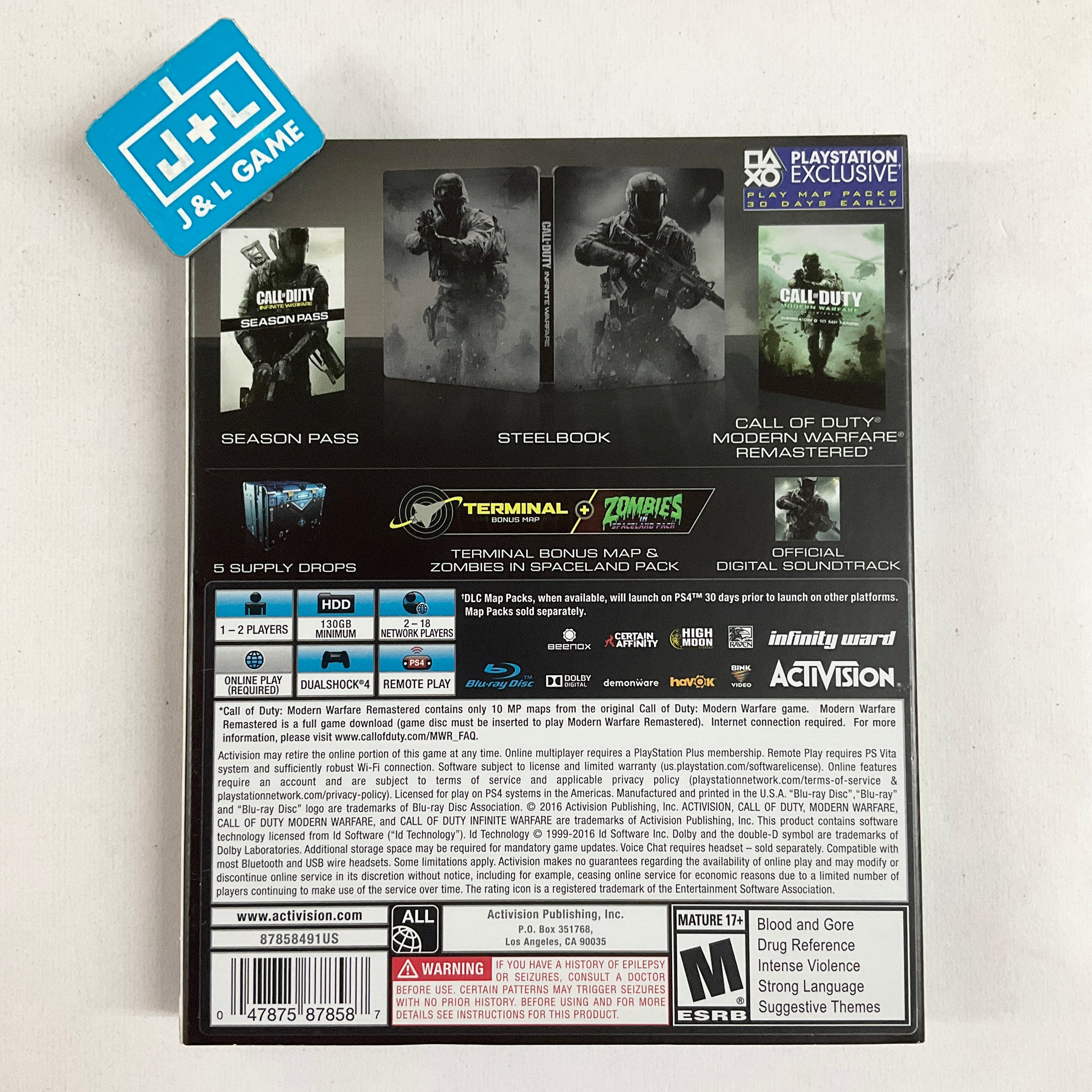 Call of Duty Infinite Warfare: Legacy Pro Edition - (PS4) PlayStation 4 [Pre-Owned] Video Games ACTIVISION