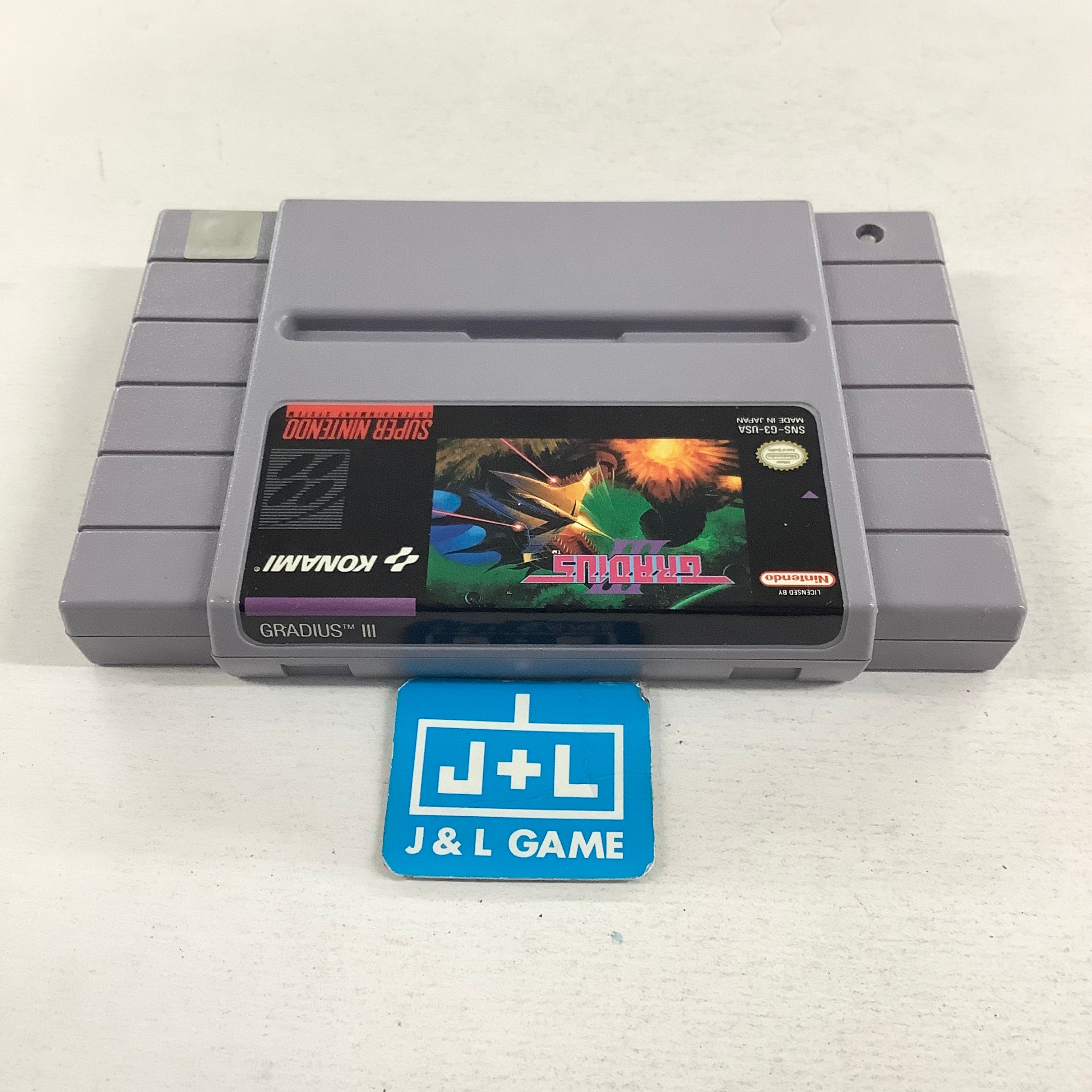 Gradius III - (SNES) Super Nintendo [Pre-Owned] Video Games Konami