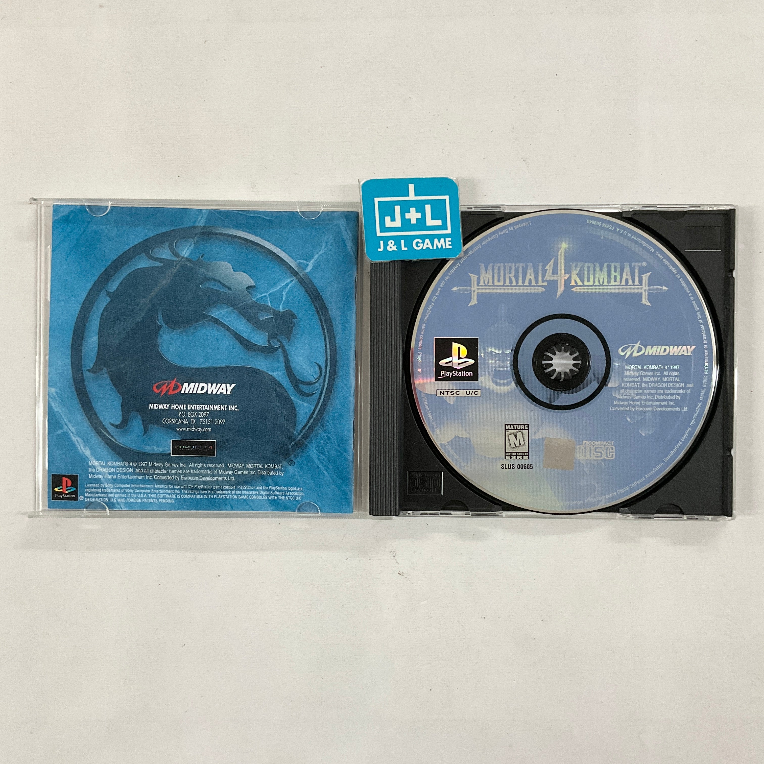 Mortal Kombat 4 - (PS1) PlayStation 1 [Pre-Owned] Video Games Midway