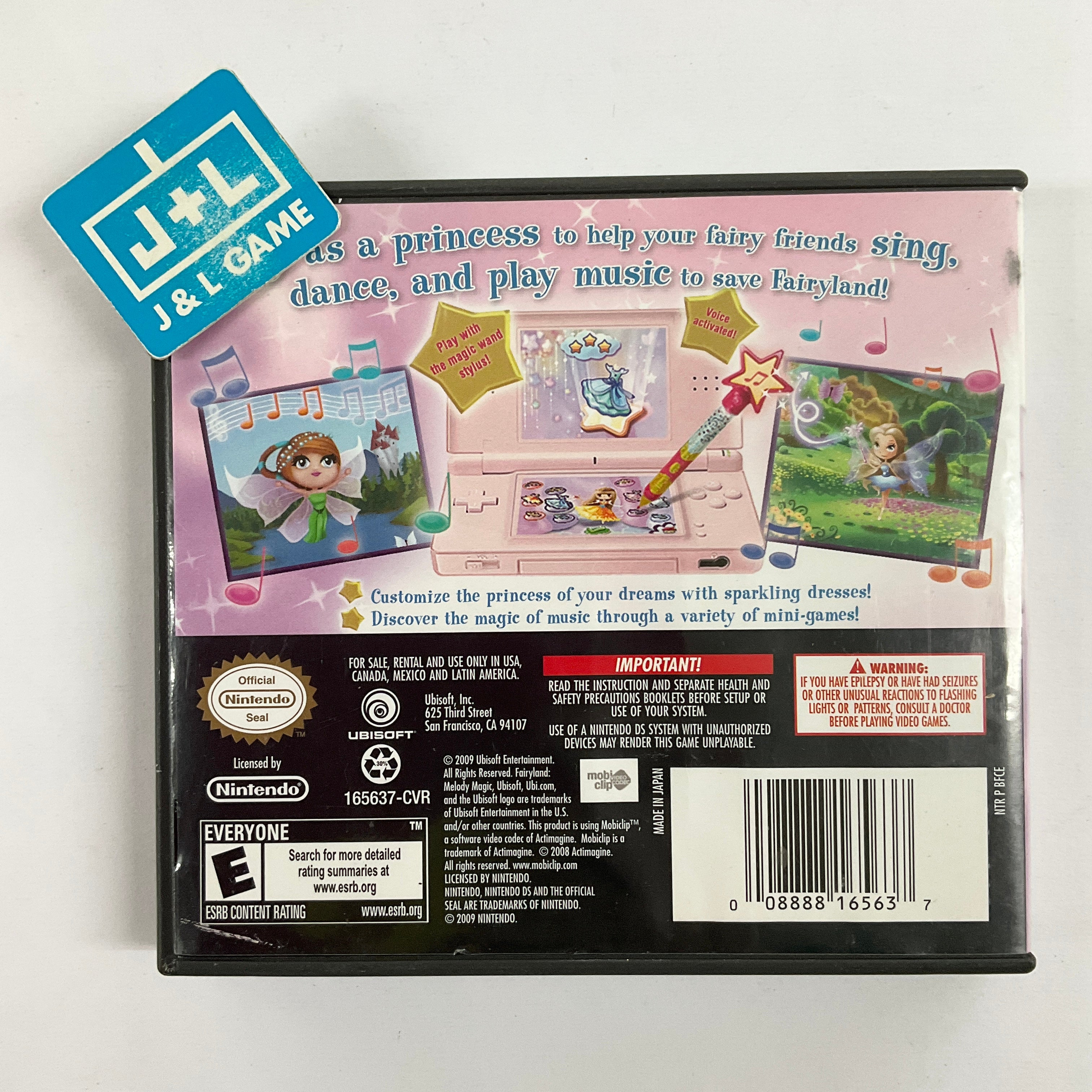Fairyland Melody Magic - (NDS) Nintendo DS [Pre-Owned] Video Games Ubisoft   
