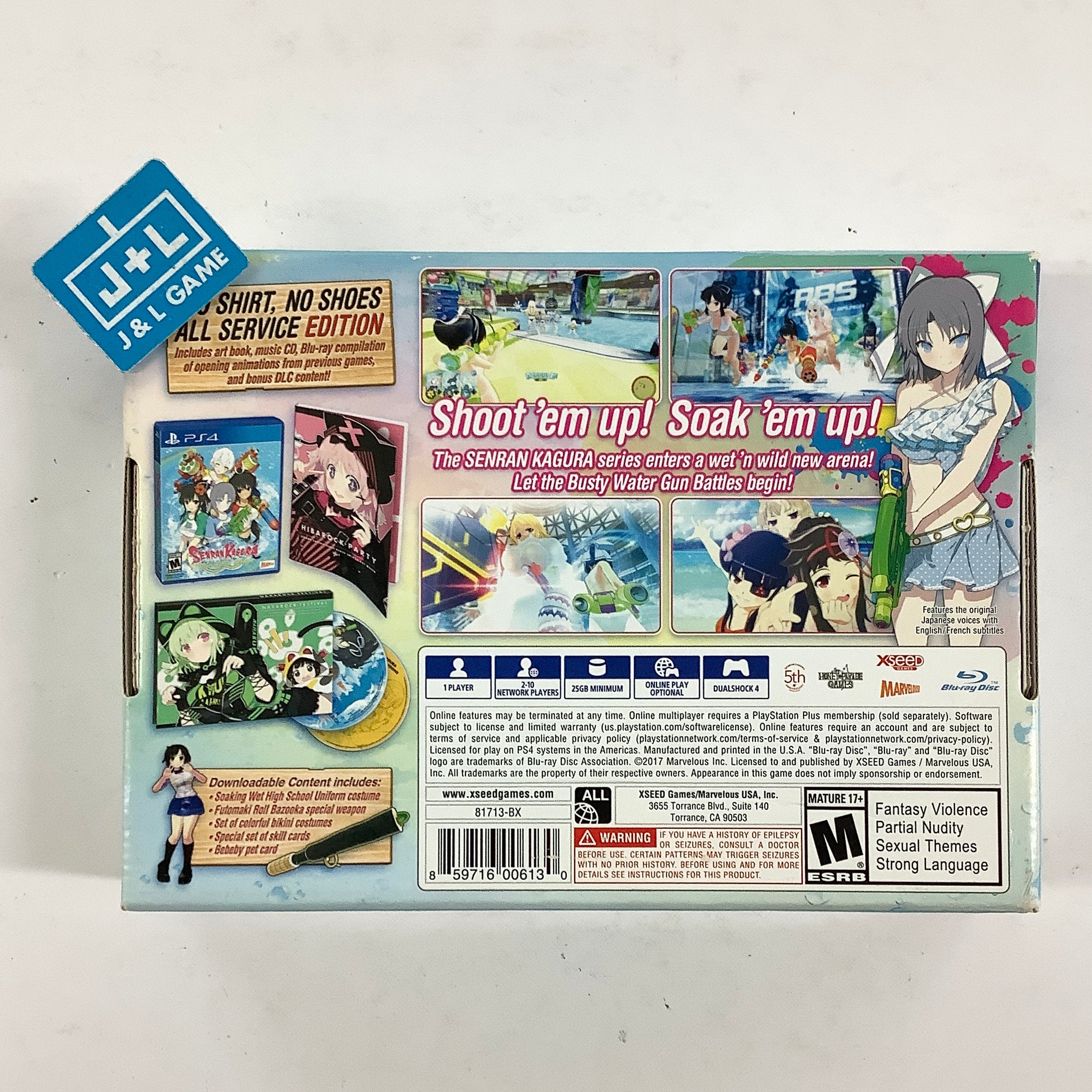 Senran Kagura: Peach Beach Splash (No Shirt, No Shoes, All Service Edition) - (PS4) PlayStation 4 [Pre-Owned] Video Games XSEED Games