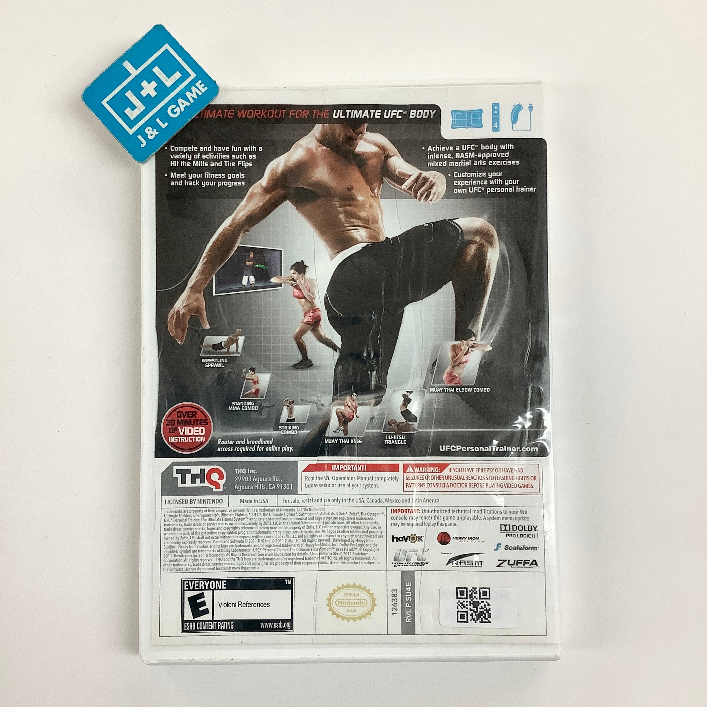 UFC Personal Trainer: The Ultimate Fitness System - Nintendo Wii [Pre-Owned]
