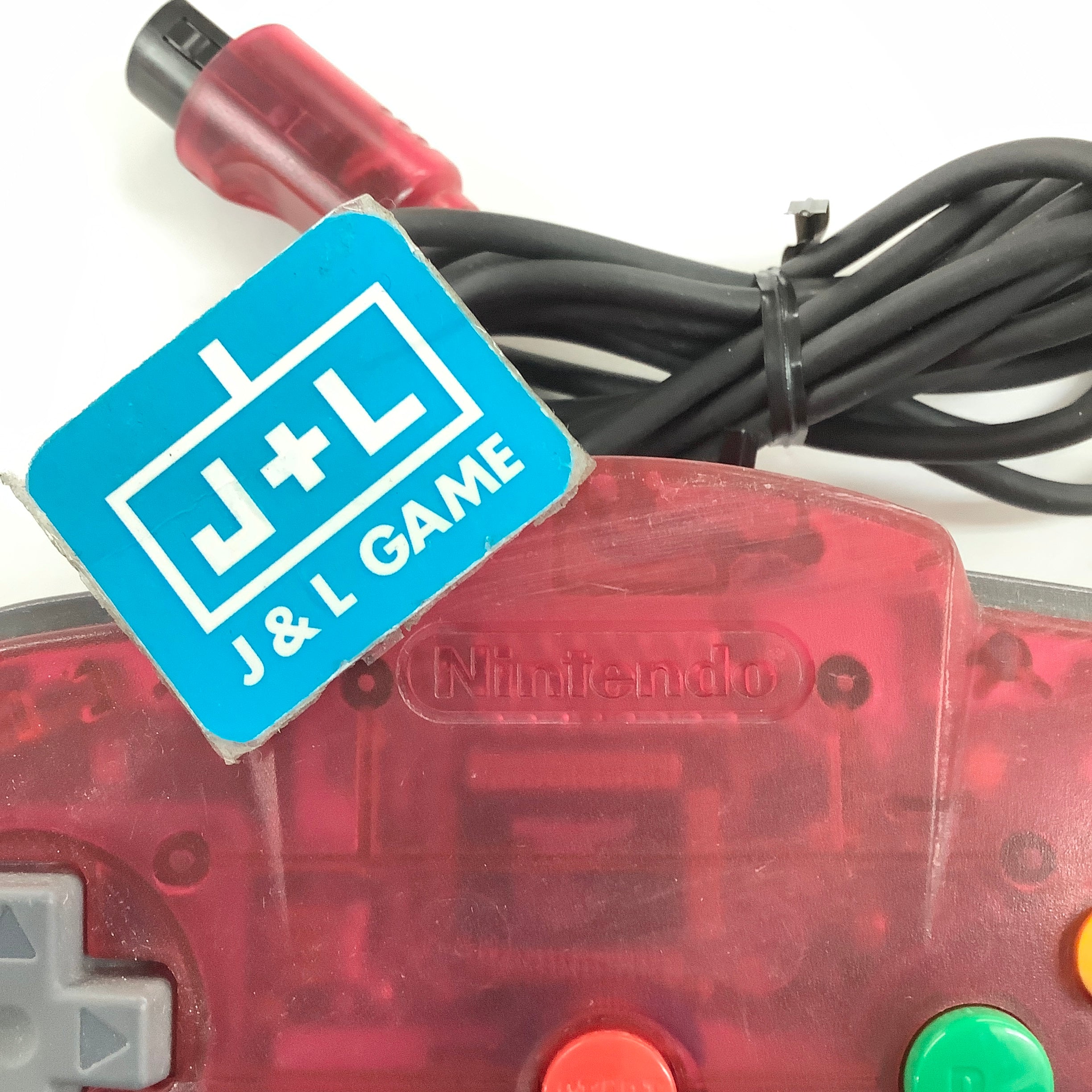 Nintendo 64 Controller (Clear Red) - (N64) Nintendo 64 [Pre-Owned] Accessories Nintendo