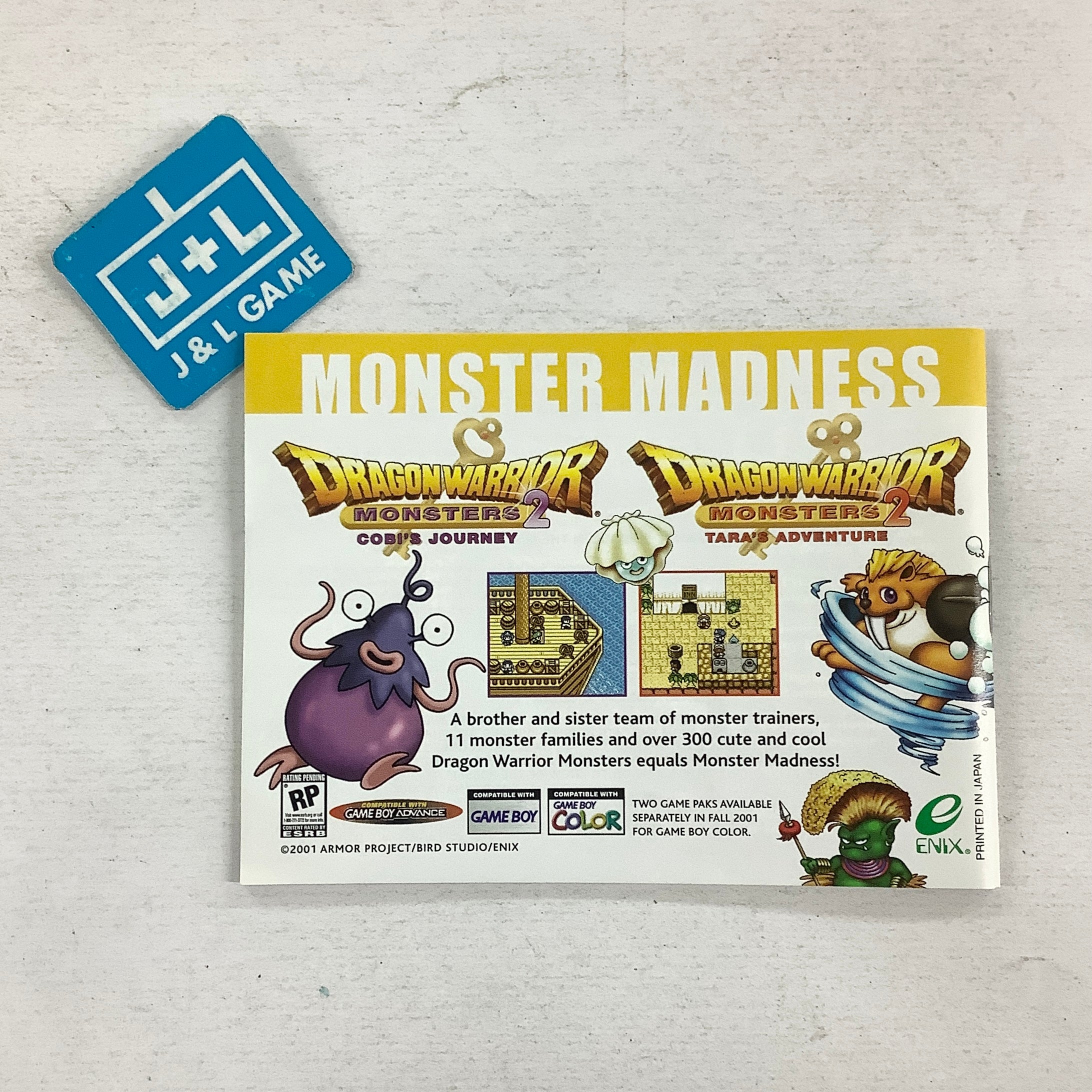 Dragon Warrior III - (GBC) Game Boy Color [Pre-Owned] Video Games Enix Corporation
