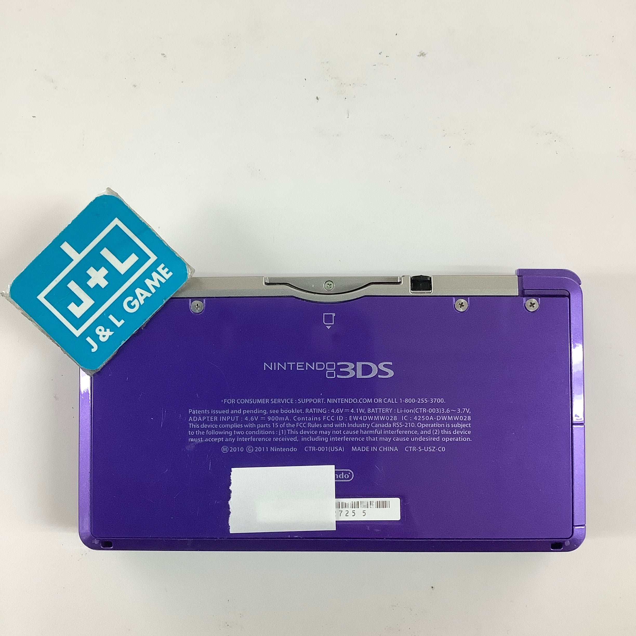 Nintendo 3DS Console (Midnight Purple) - Nintendo 3DS [Pre-Owned]