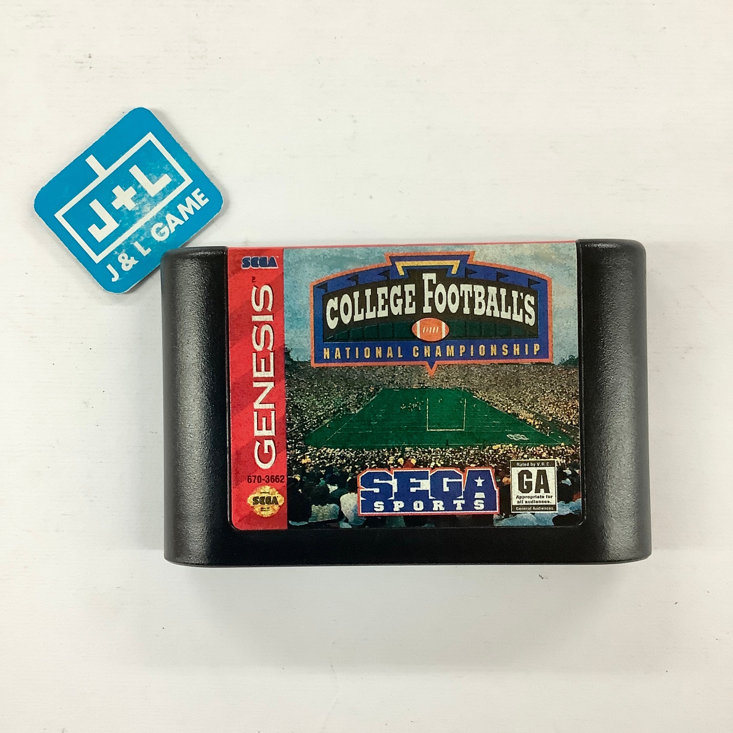 College Football's National Championship - (SG) SEGA Genesis [Pre-Owned] Video Games Sega   