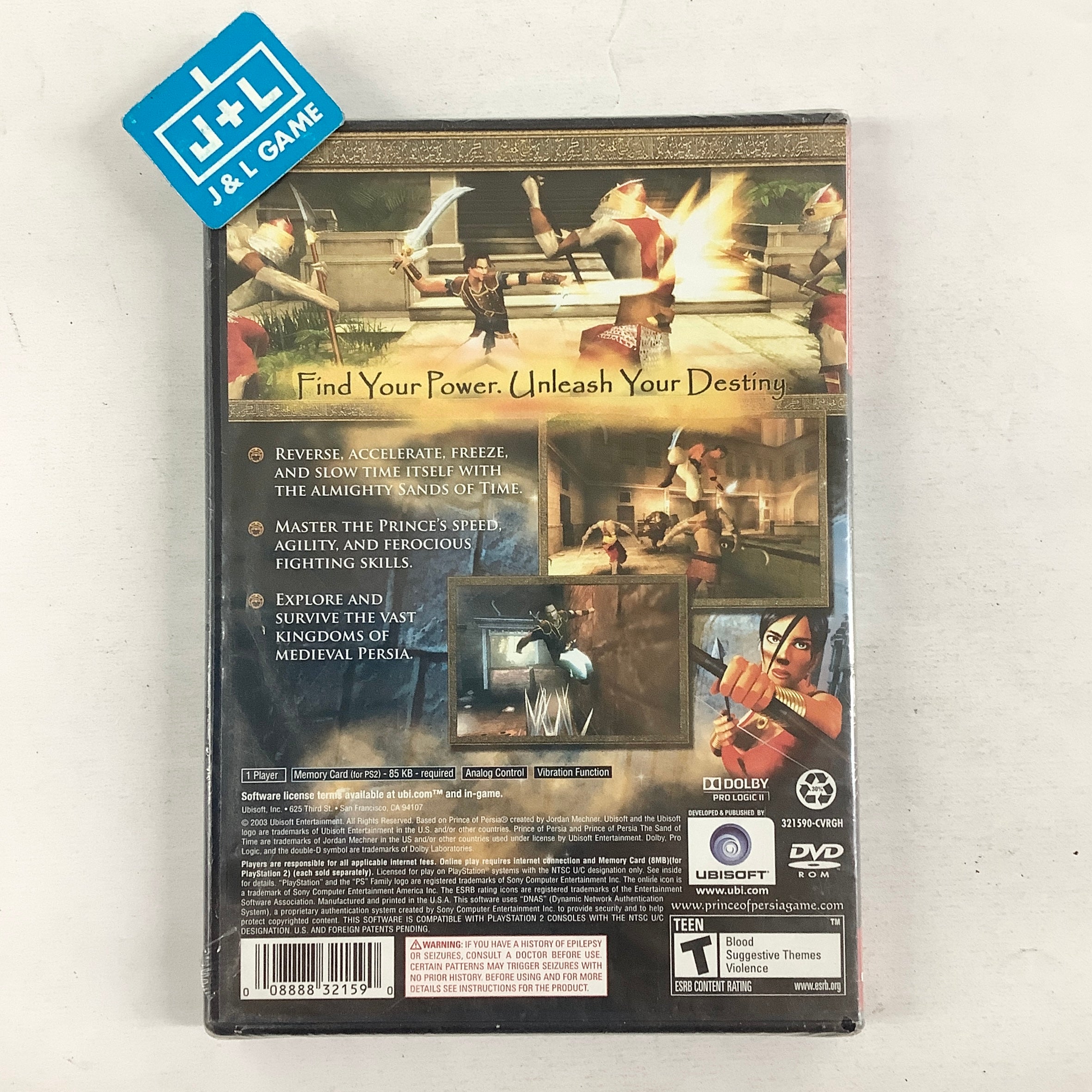 Prince of Persia: The Sands of Time (Greatest Hits) - (PS2) PlayStation 2 Video Games Ubisoft