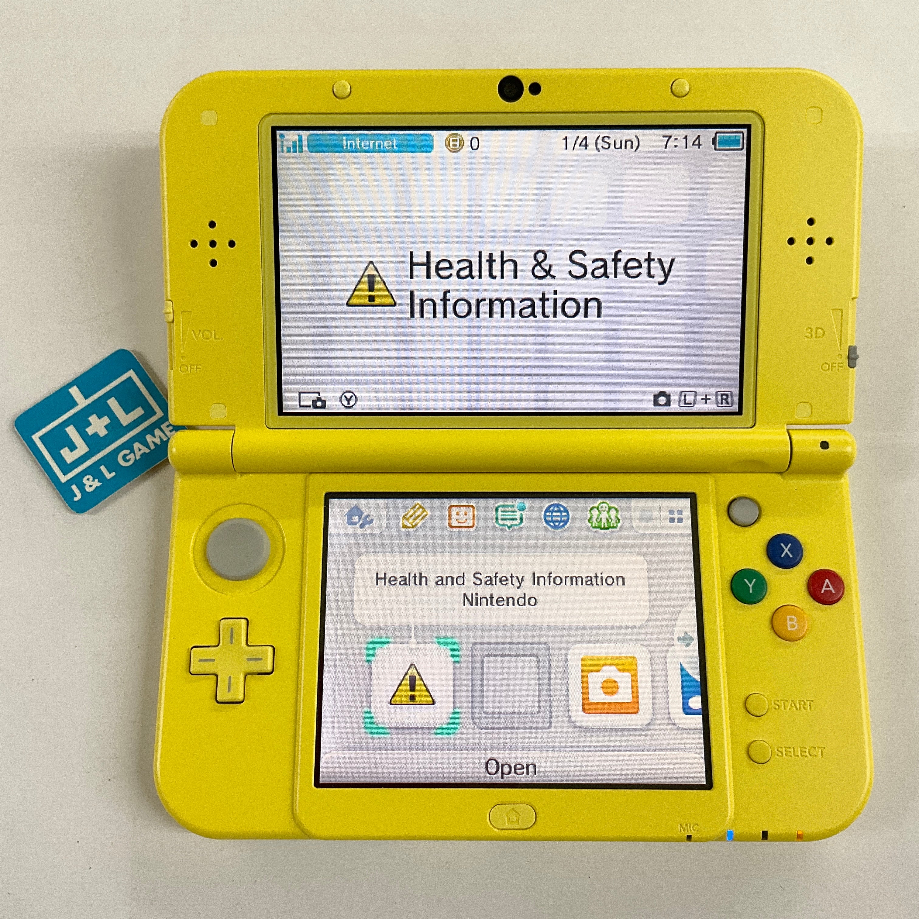 New Nintendo 3DS XL Console (Pikachu Yellow Edition) - Nintendo 3DS [Pre-Owned] Consoles Nintendo   