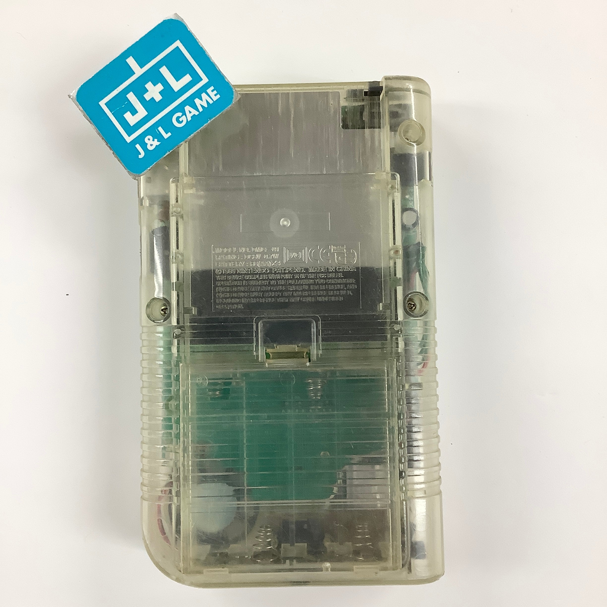 Nintendo Game Boy (Clear With Old Backlight) - (GB) Game Boy [Pre-Owned]