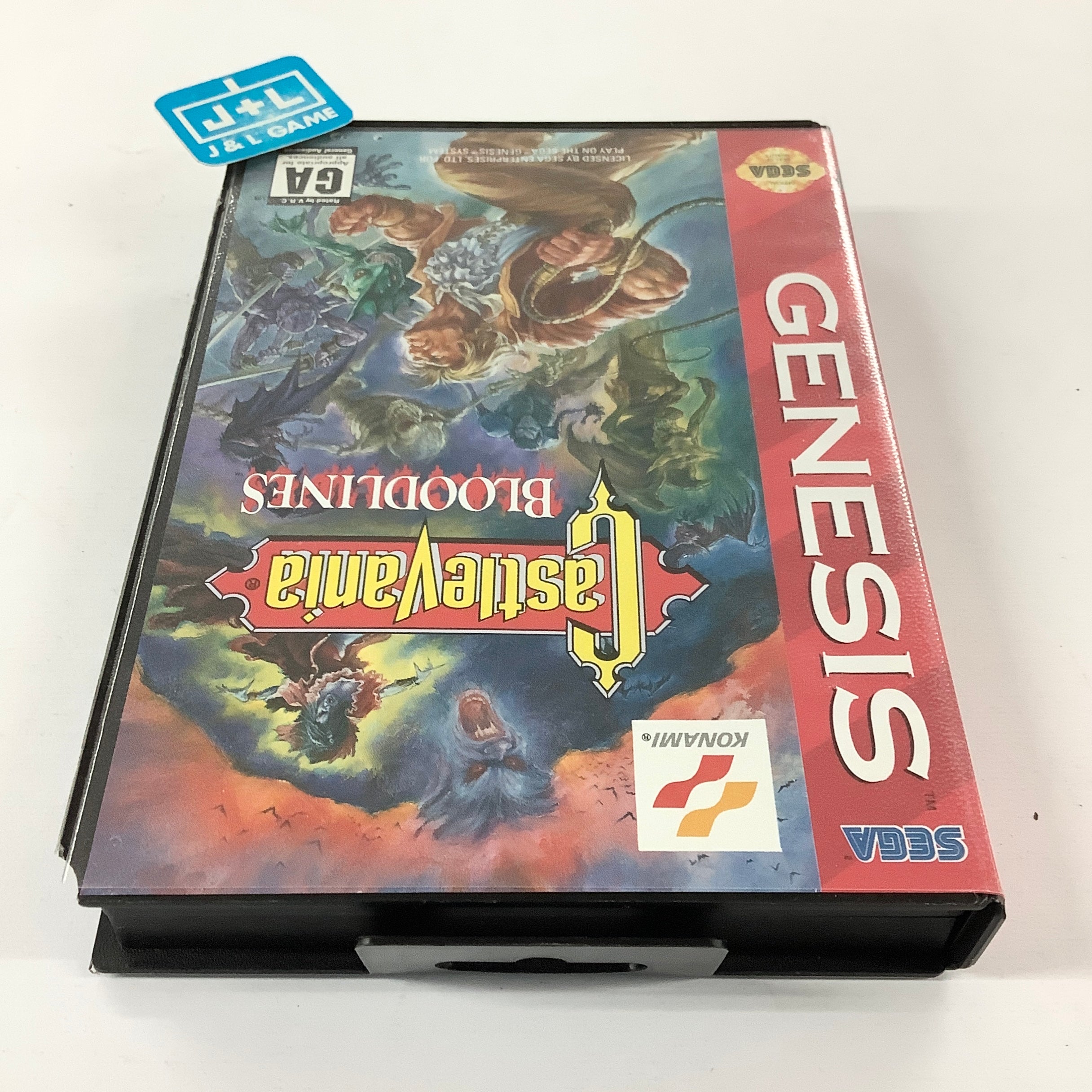 Castlevania: Bloodlines - (SG) SEGA Genesis  [Pre-Owned] Video Games Konami   