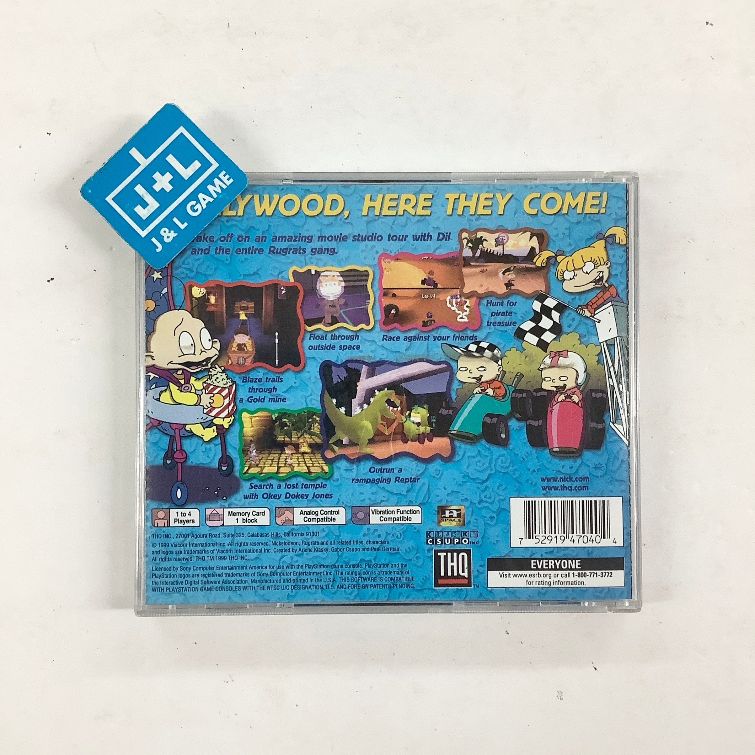 Rugrats: Studio Tour - (PS1) PlayStation 1 [Pre-Owned] Video Games THQ