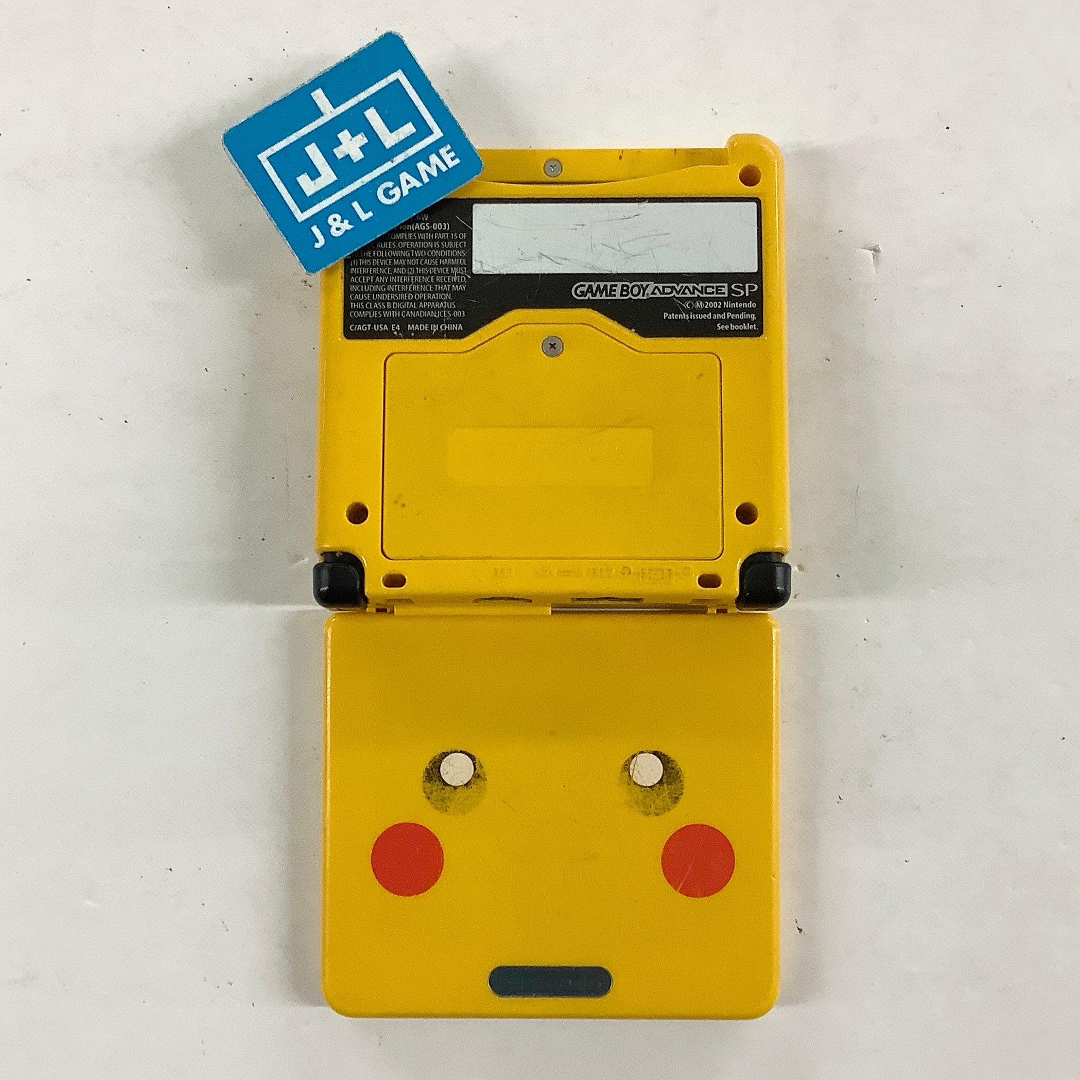 Nintendo Game Boy Advance SP Console AGS - 101 (Pikachu) - (GBA) Game Boy Advance SP [Pre-Owned] CONSOLE Nintendo