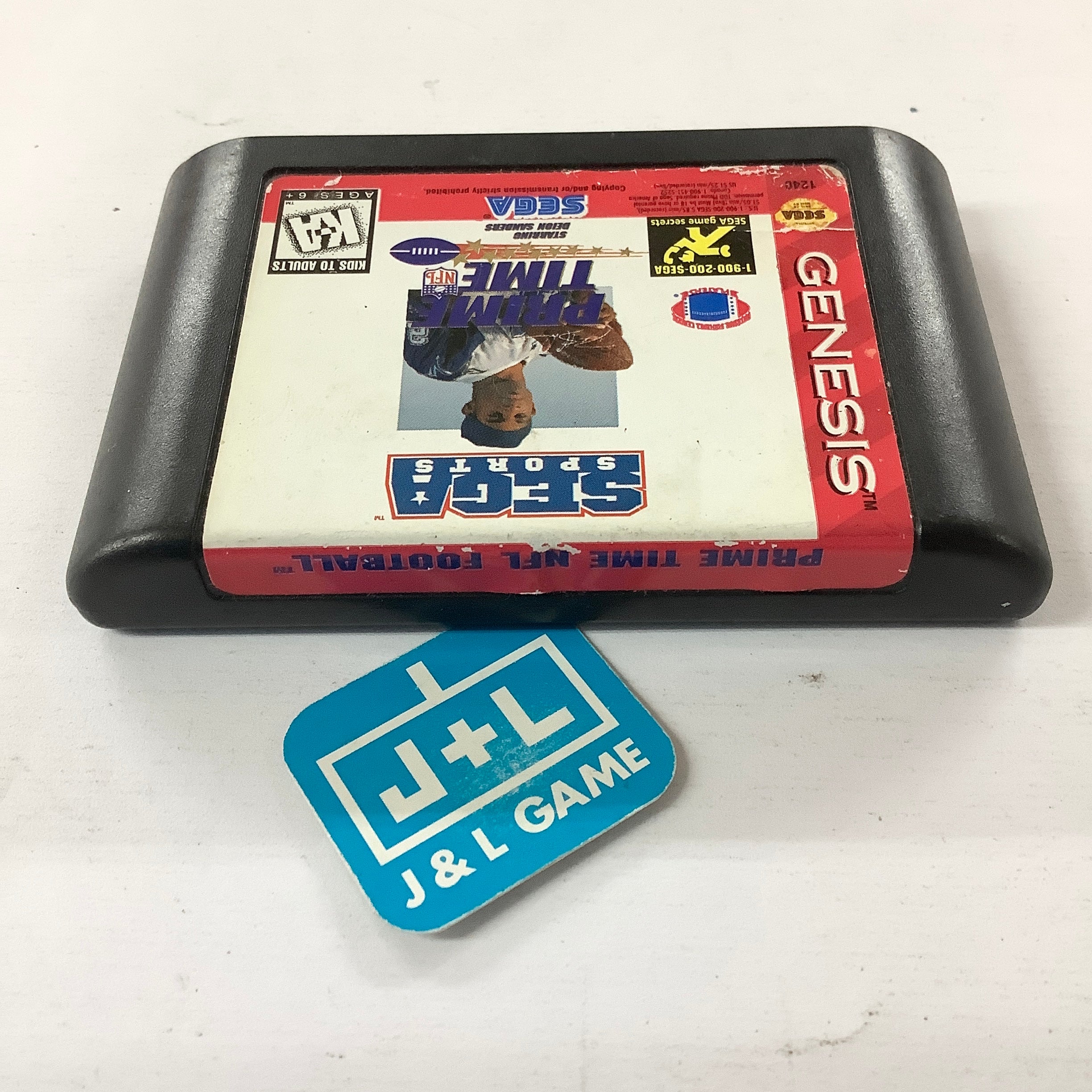 Prime Time NFL Starring Deion Sanders - (SG) SEGA Genesis [Pre-Owned] Video Games Sega   