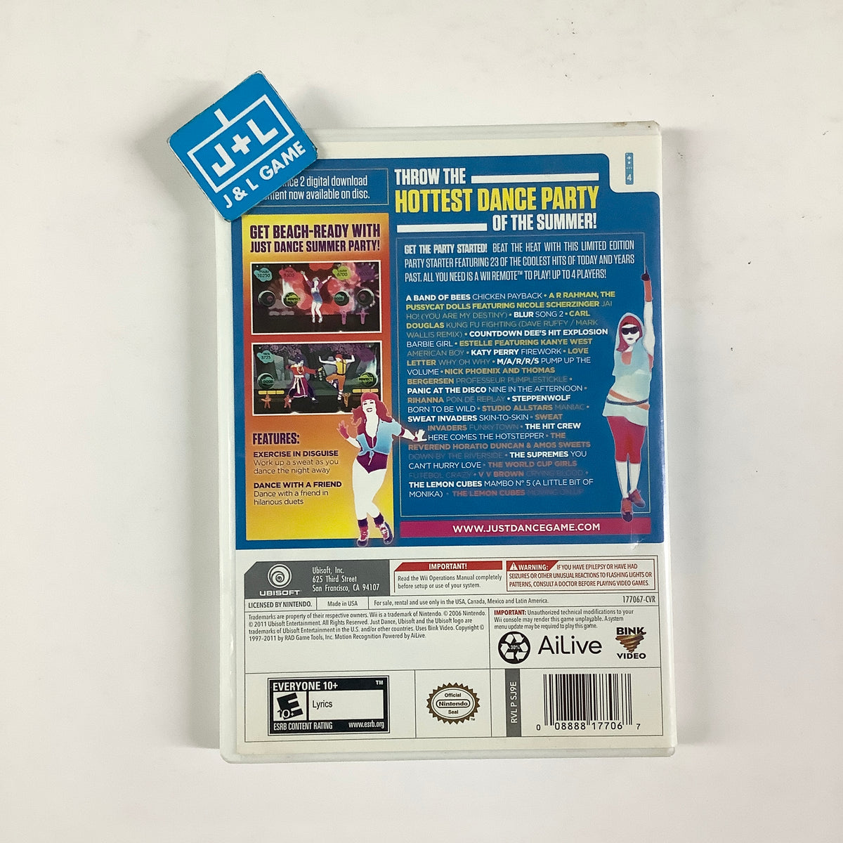 Just Dance Summer Party - Nintendo Wii [Pre-Owned]