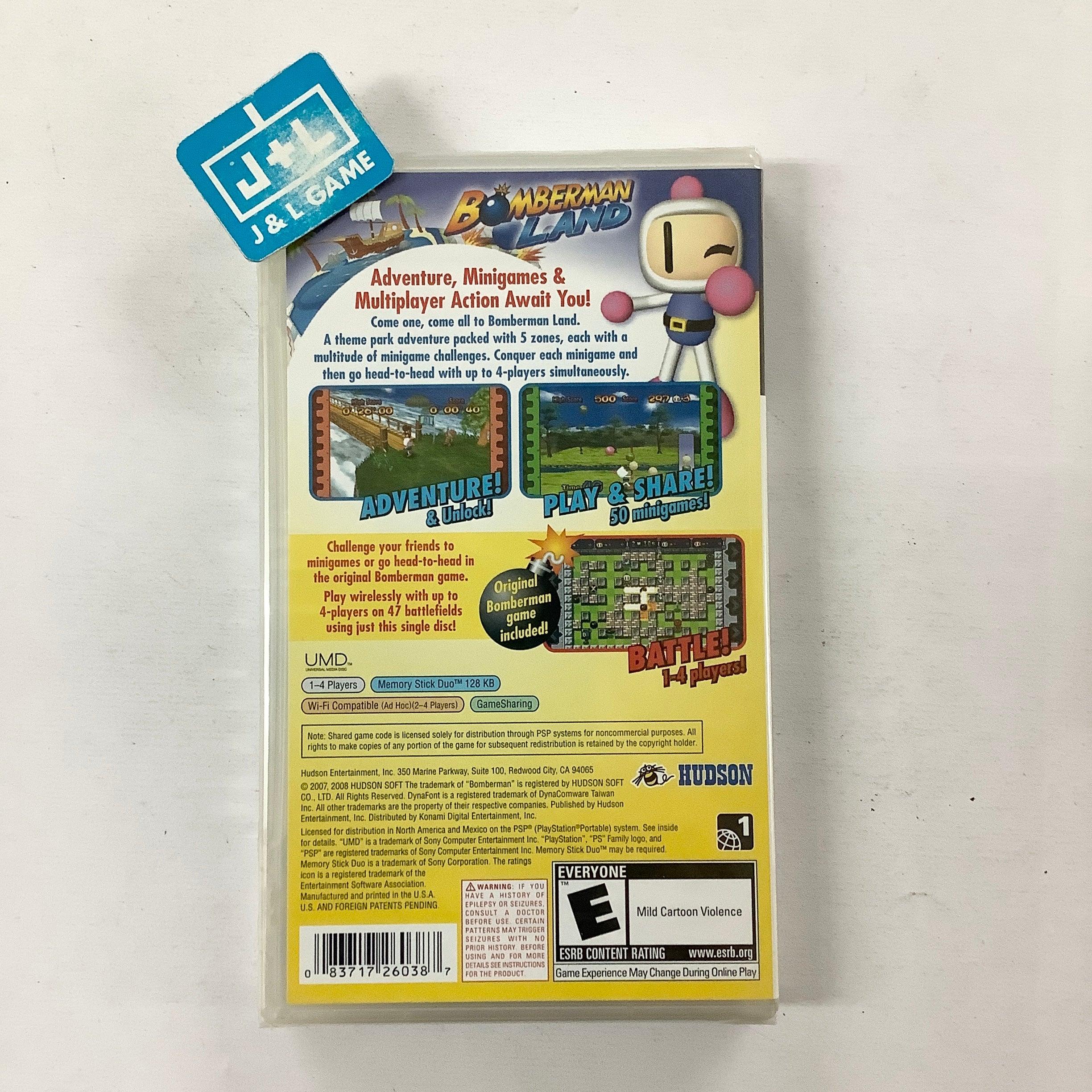 Bomberman Land Portable - Sony PSP Video Games Hudson   