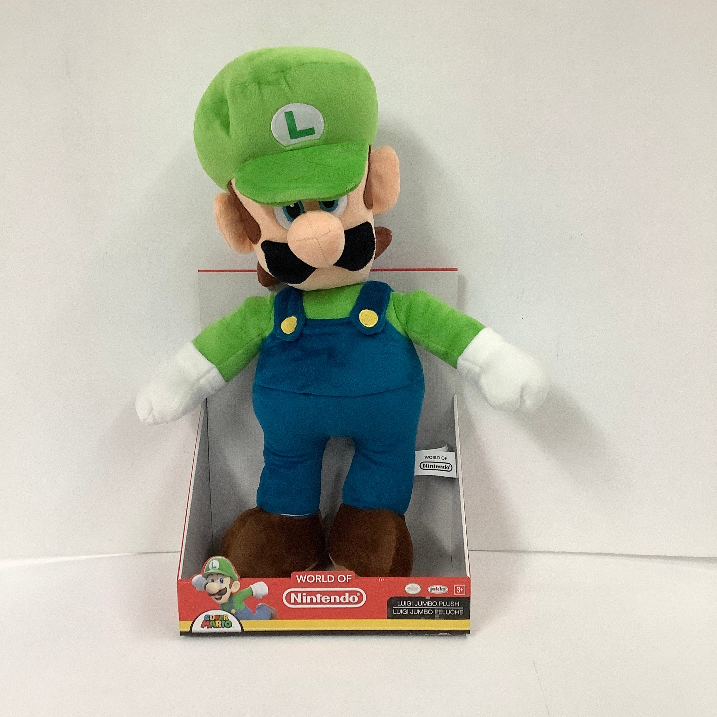 World of Nintendo Jumbo Plush (Luigi) - Toys Toy World of Nintendo   