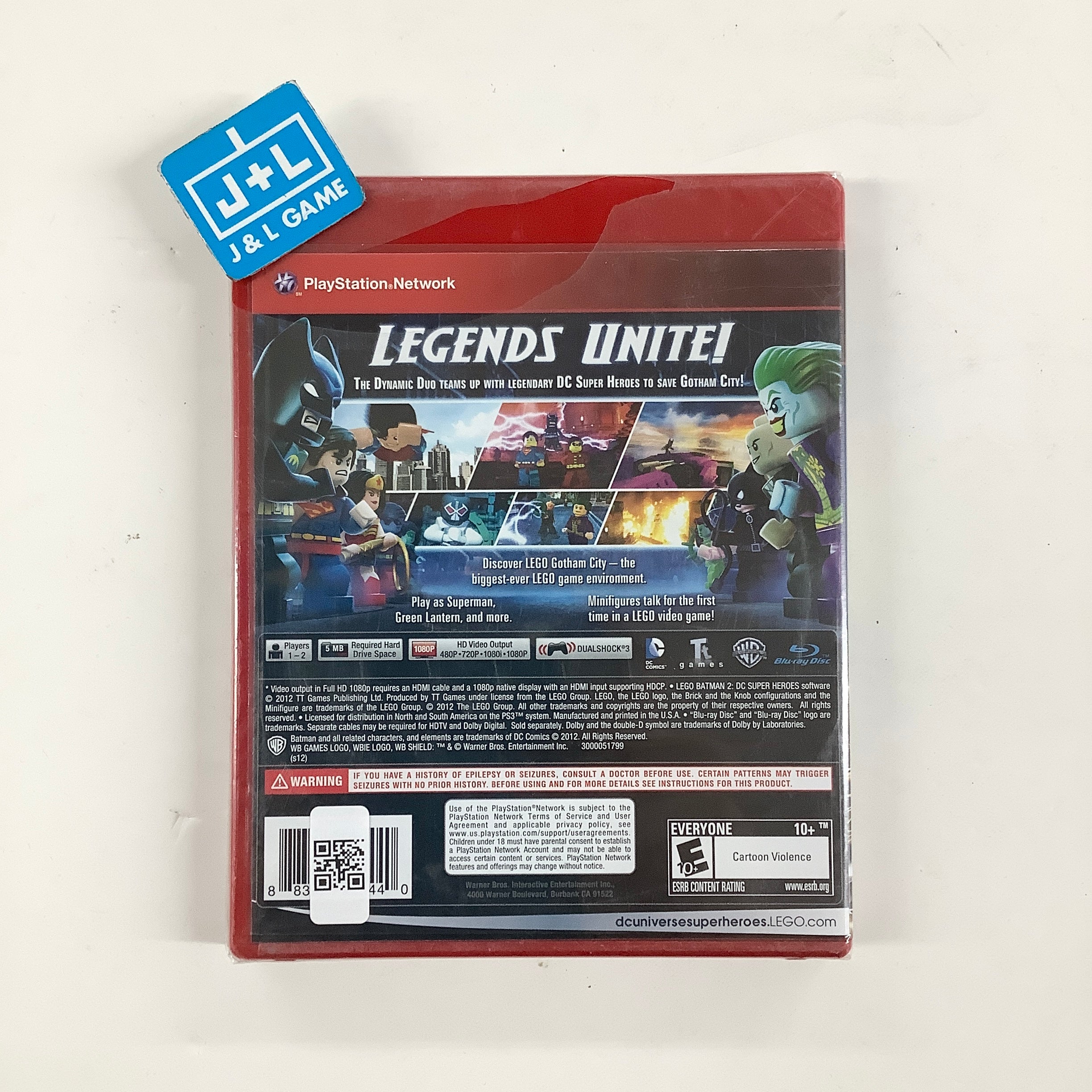 LEGO Batman 2: DC Super Heroes (Greatest Hits) - (PS3) PlayStation 3 Video Games Warner Bros. Interactive Entertainment
