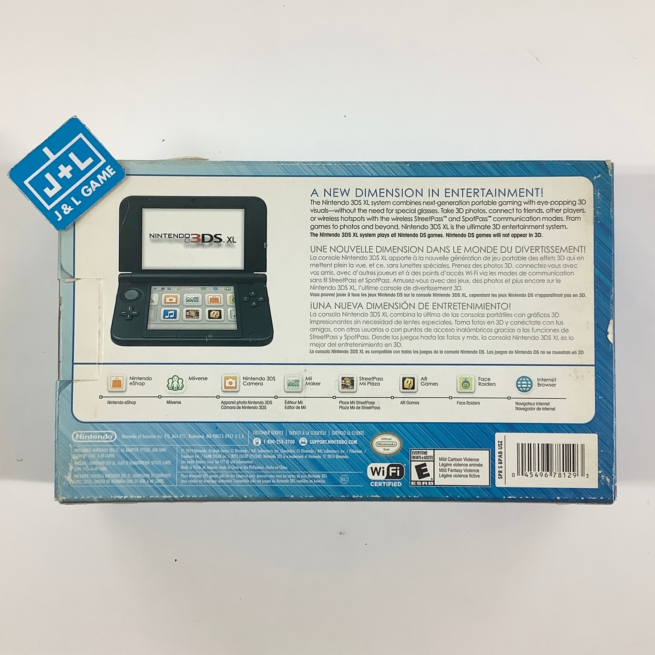 Nintendo 3DS XL Console (Super Smash Bros Blue) - Nintendo 3DS (Pre-Owned) Consoles Nintendo