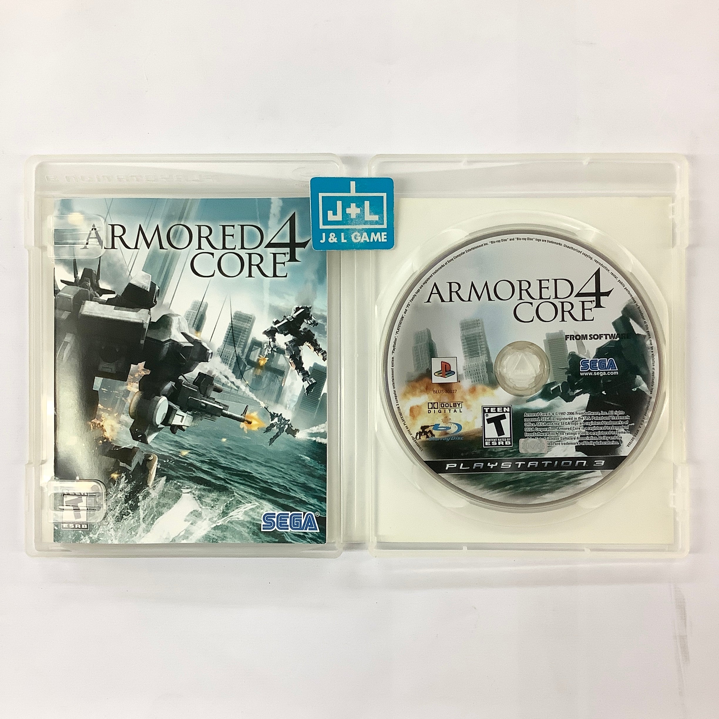 Armored Core 4 - (PS3) PlayStation 3 [Pre-Owned] Video Games SEGA   