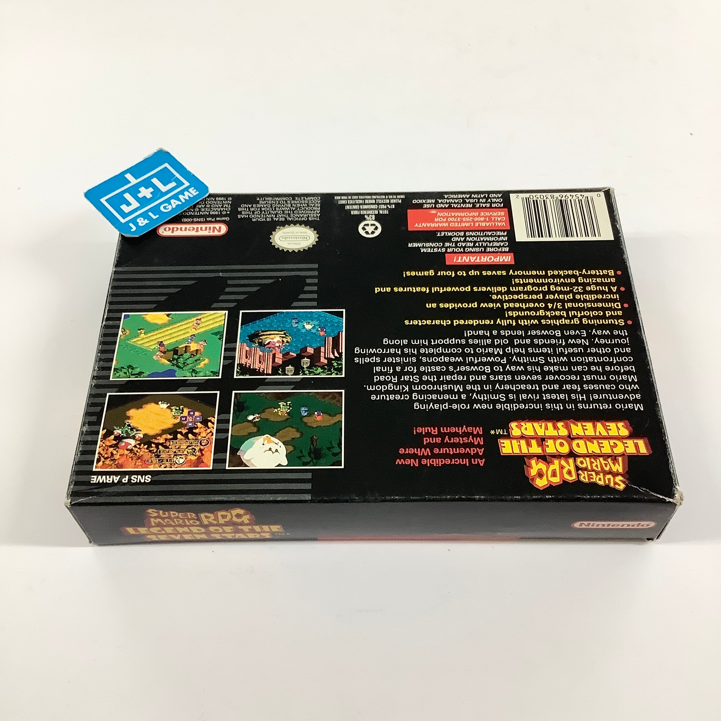 Super Mario RPG: Legend of the Seven Stars - (SNES) Super Nintendo [Pre-Owned] Video Games Nintendo