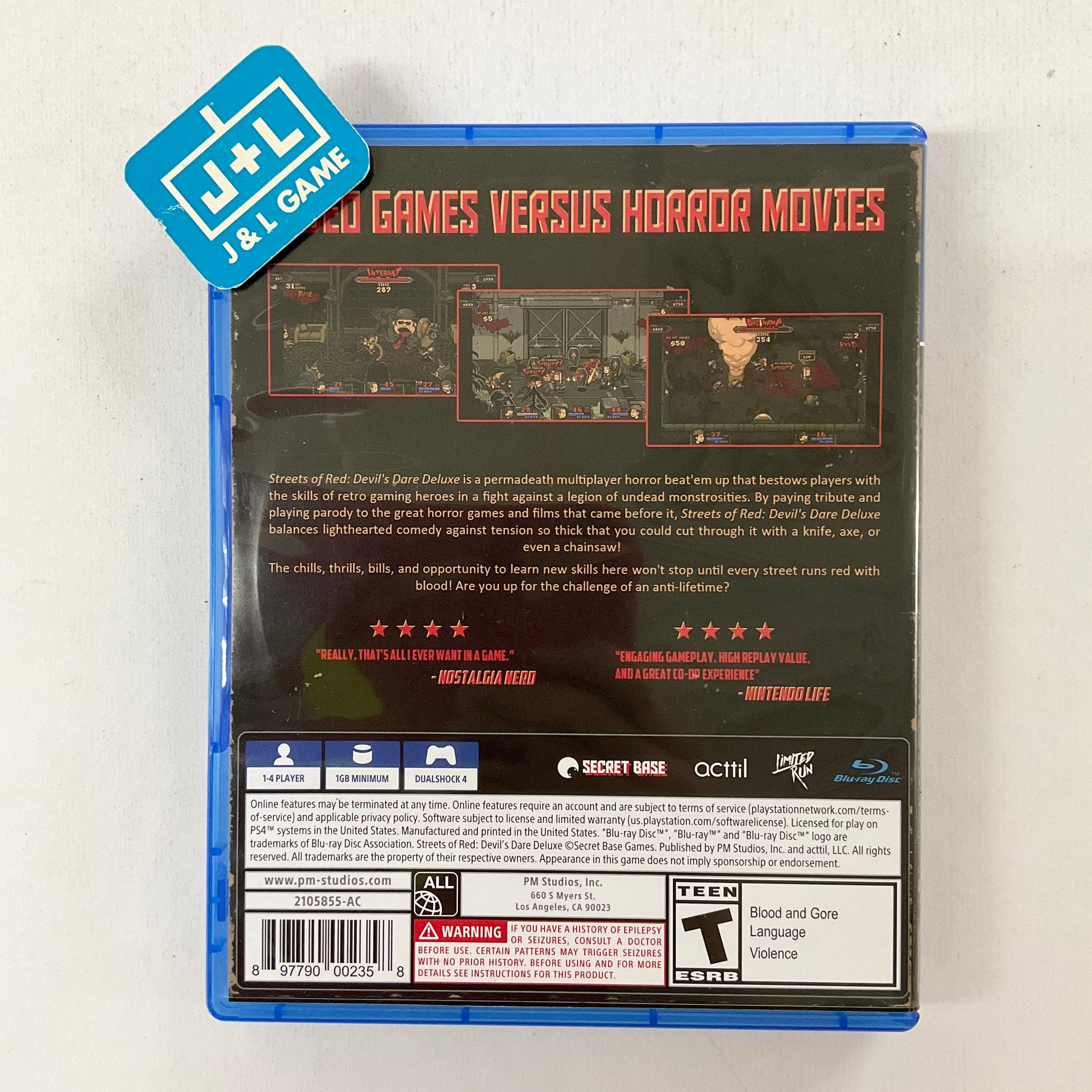Streets of Red: Devil's Dare Deluxe - (PS4) PlayStation 4 [Pre-Owned] Video Games Limited Run Games   