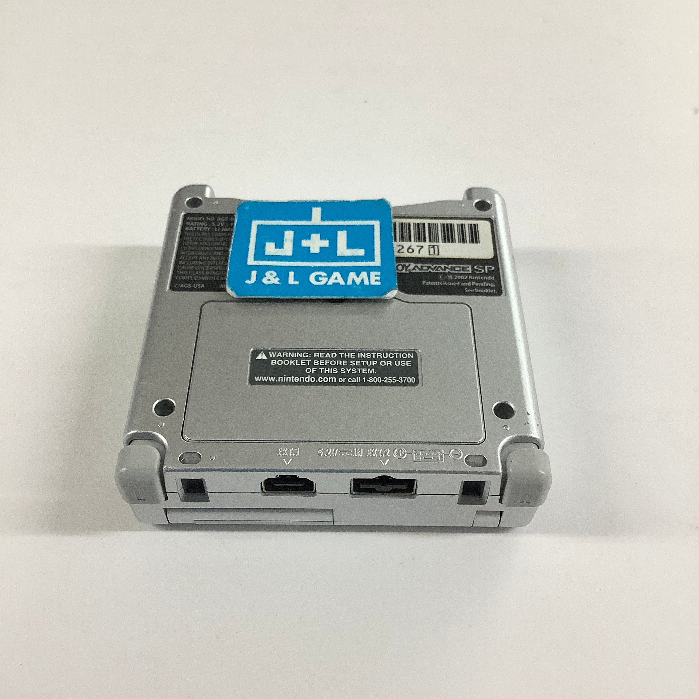 Nintendo Game Boy Advance SP Console AGS-001 (Silver) - (GBA) Game Boy Advance SP [Pre-Owned]