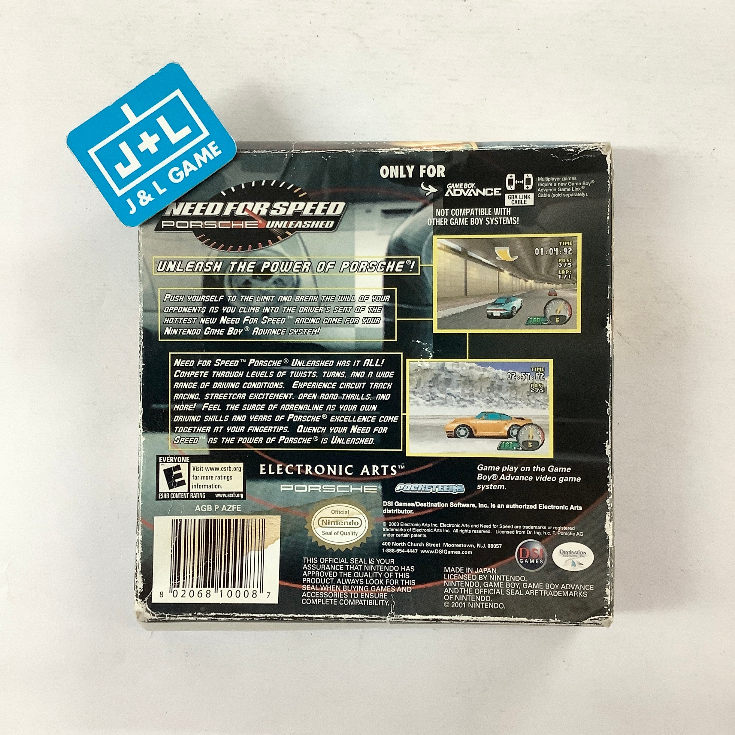 Need for Speed: Porsche Unleashed - (GBA) Game Boy Advance [Pre