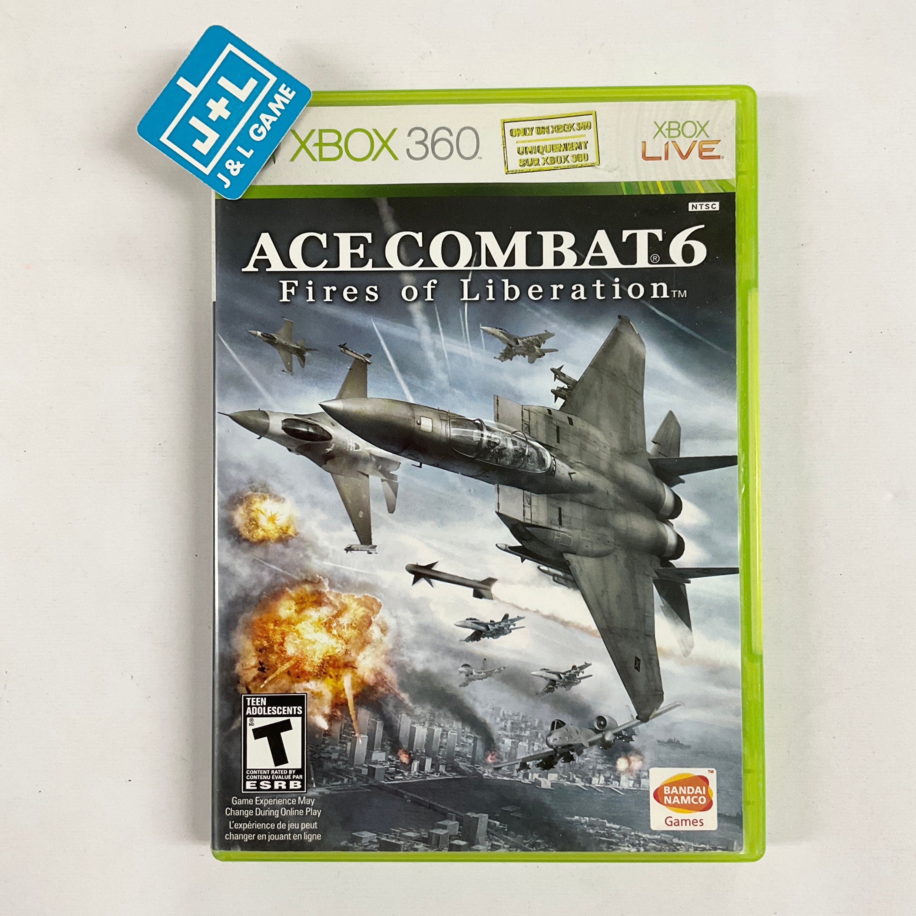 Ace Combat 6: Fires of Liberation - Xbox 360 [Pre-Owned] Video Games Namco Bandai Games   